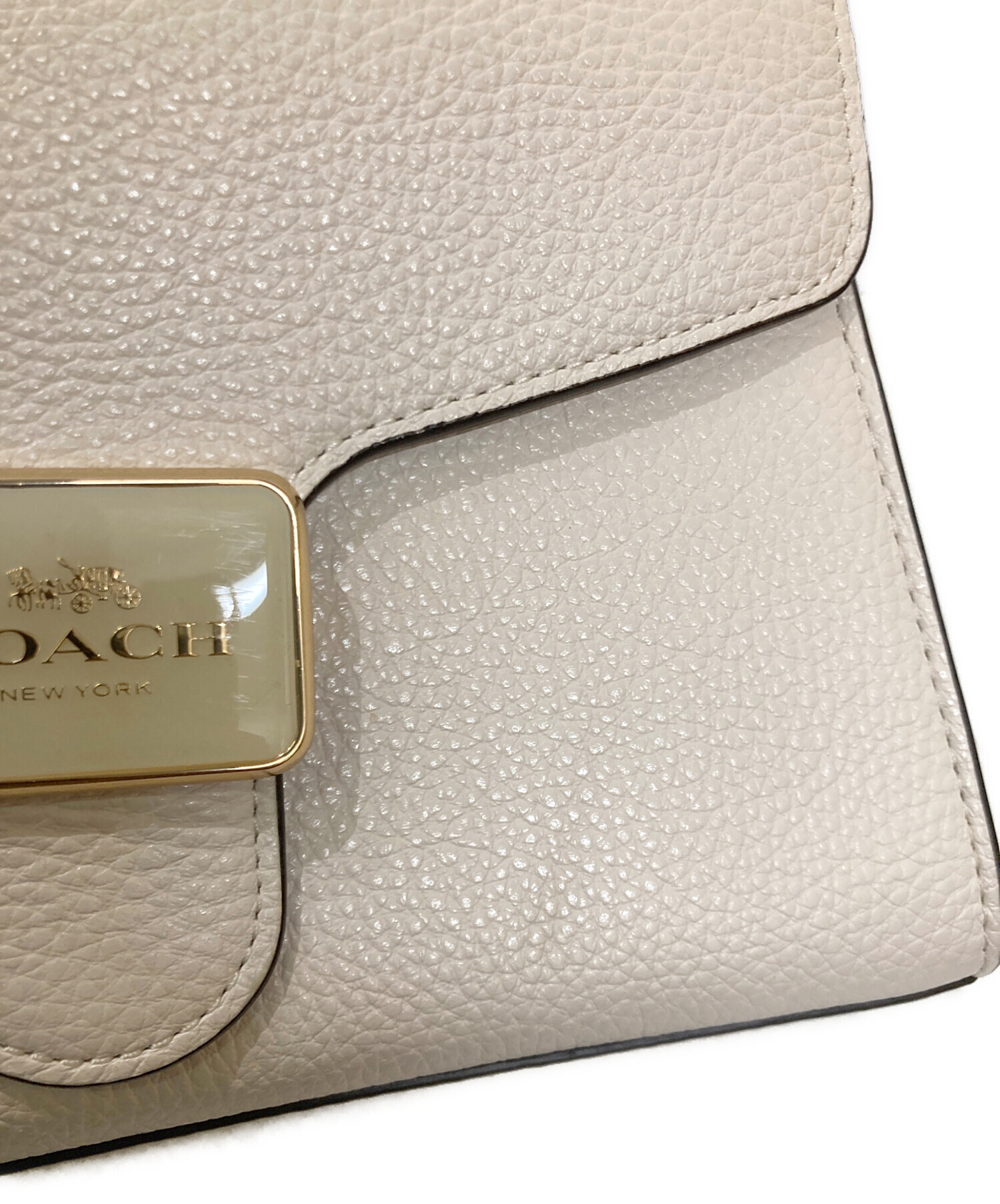 中古・古着通販】COACH (コーチ) ペッパーサッチェル ホワイト