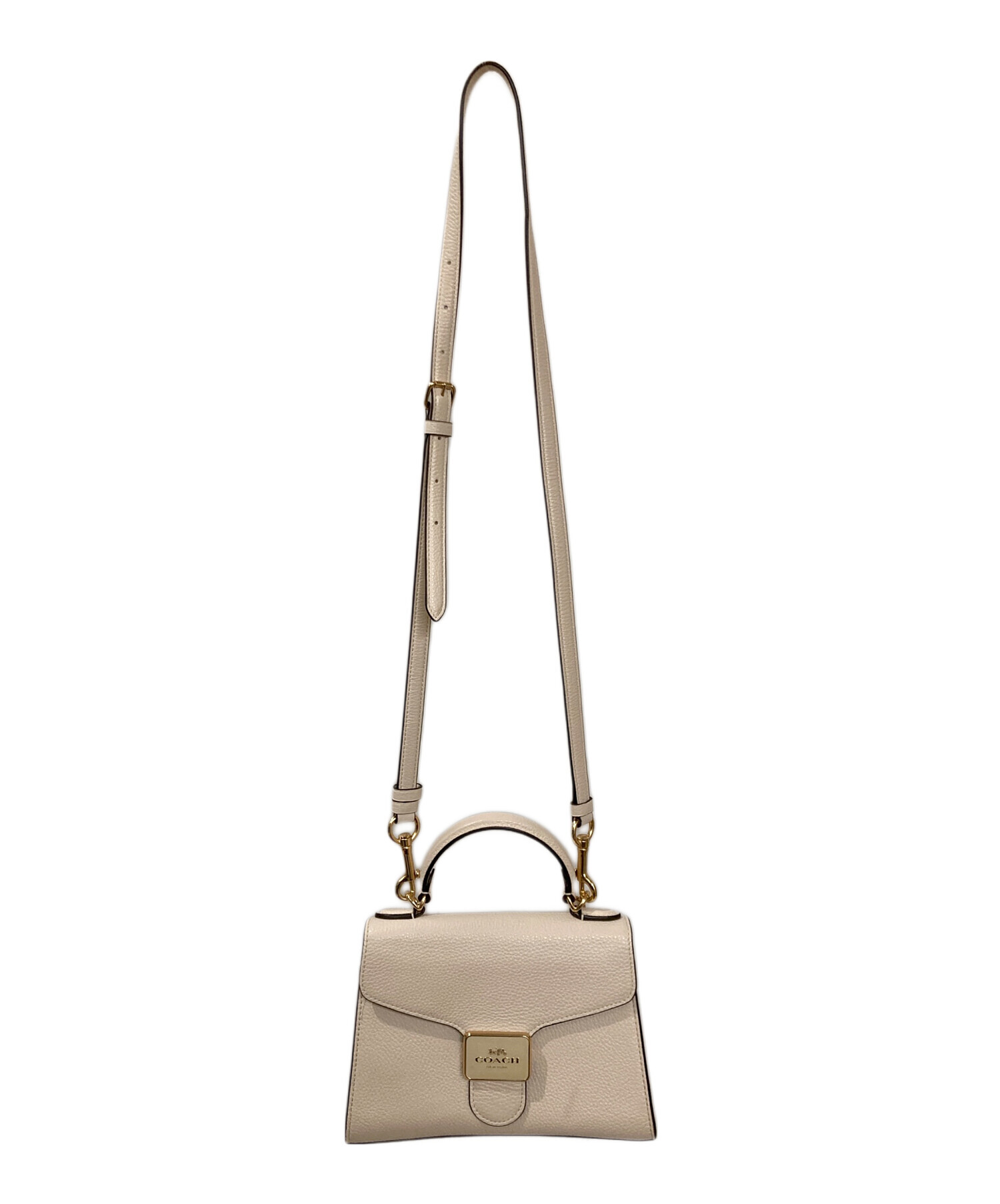 中古・古着通販】COACH (コーチ) ペッパーサッチェル ホワイト