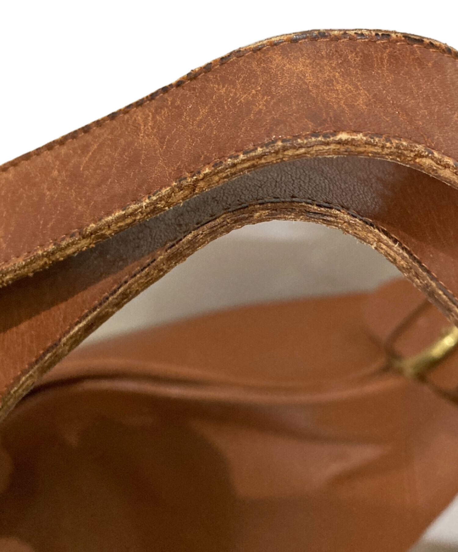 中古・古着通販】COACH (コーチ) レザートートバッグ ブラウン