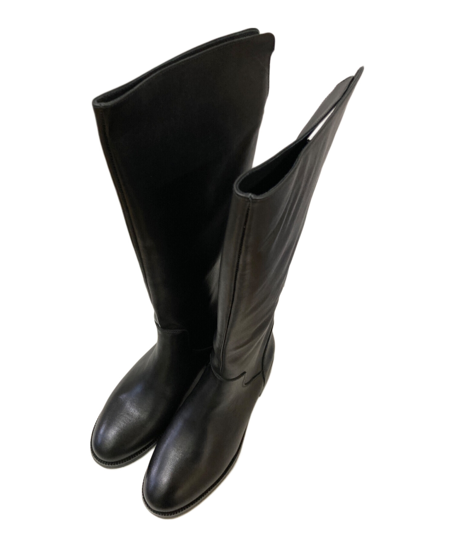 REMME ブラック ロングブーツ　slobe iena スローブイエナ 中古・古着通販】REMME (レメ) SLOBE IENA (スローブ イエナ) 別注