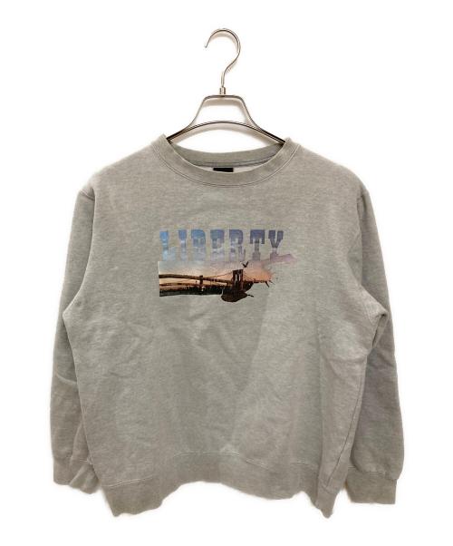 中古・古着通販】stussy (ステューシー) プリントスウェット グレー