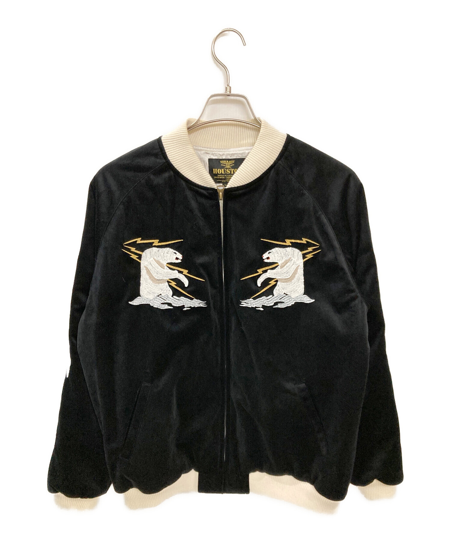 ヒューストン　スーベニアジャケット　別珍　アラスカ　Mサイズ 中古・古着通販】HOUSTON (ヒューストン) 別珍スーベニアジャケット