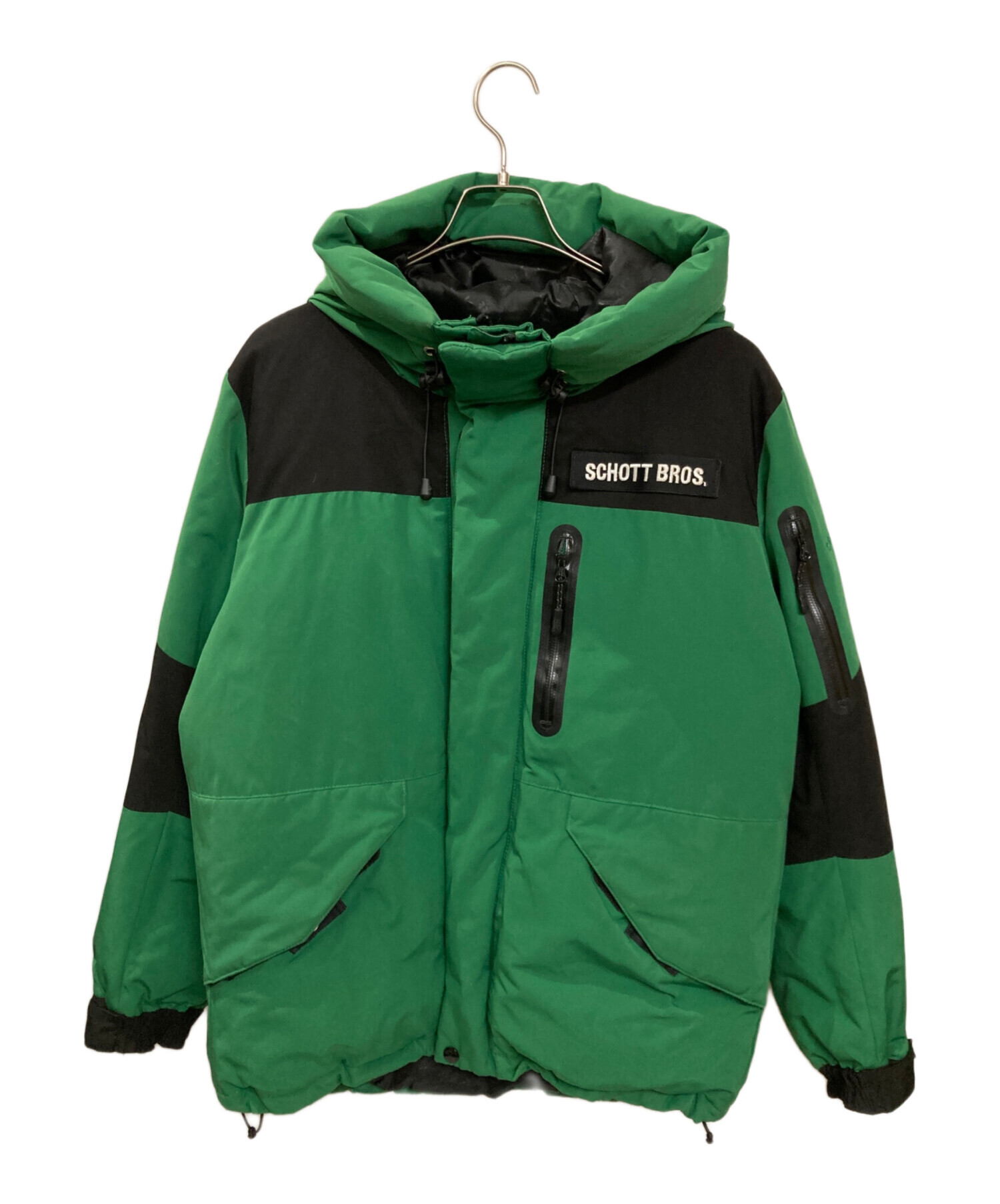 【新古品】Schott ダウンジャケット 中古・古着通販】Schott (ショット) ダウンジャケット ブラック