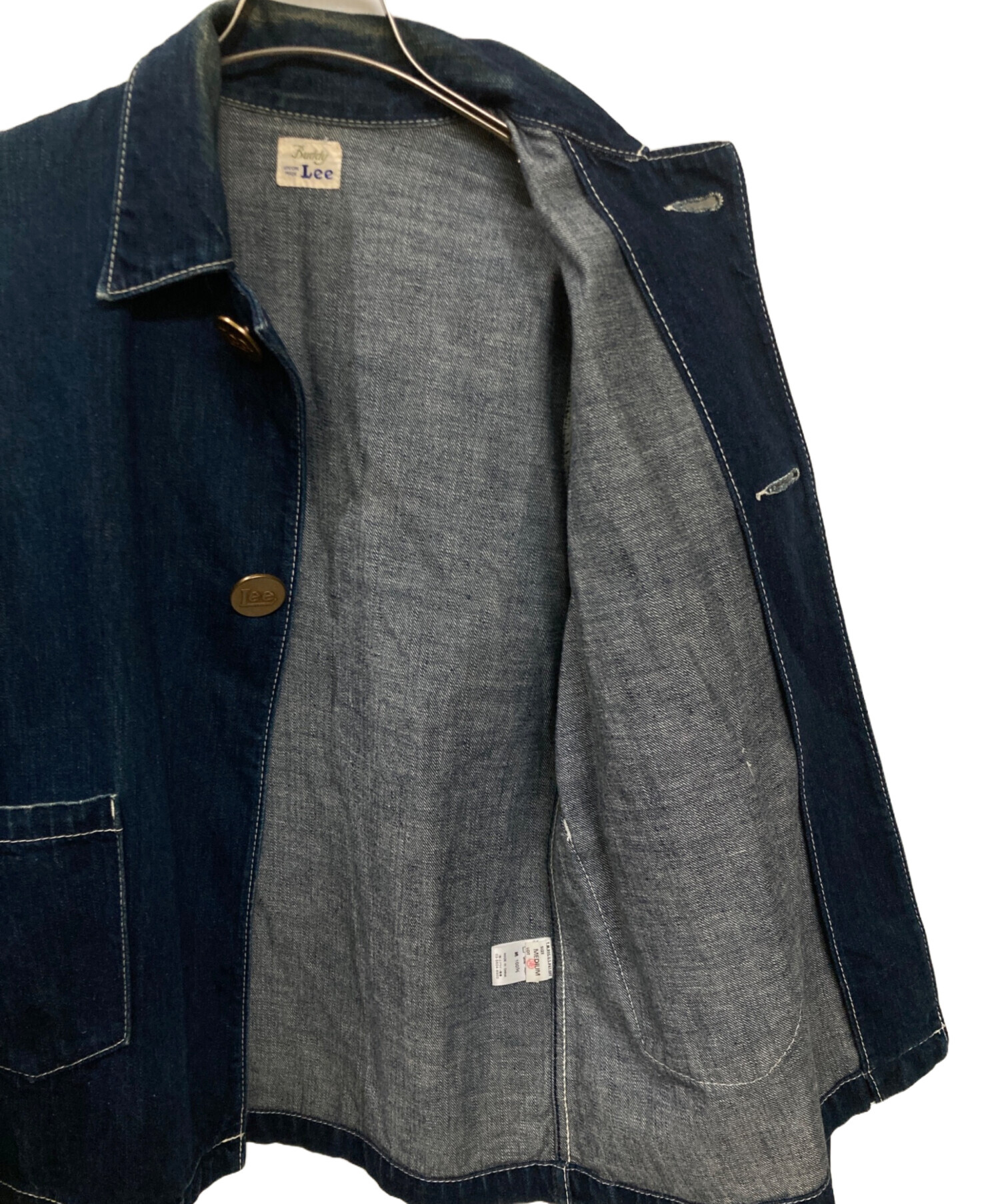 中古・古着通販】LEE (リー) カバーオール インディゴ サイズ:M