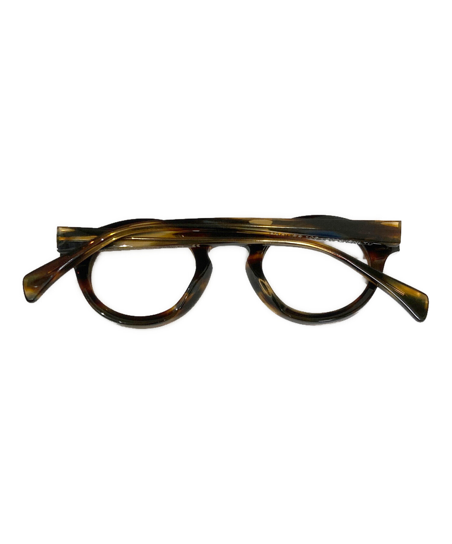 jacques durand ジャックデュラン サングラス - ベージュ系x茶系 【古着】【中古】 ジャックデュラン Jacques durand SHIKOKU 364 眼鏡 ブラウン