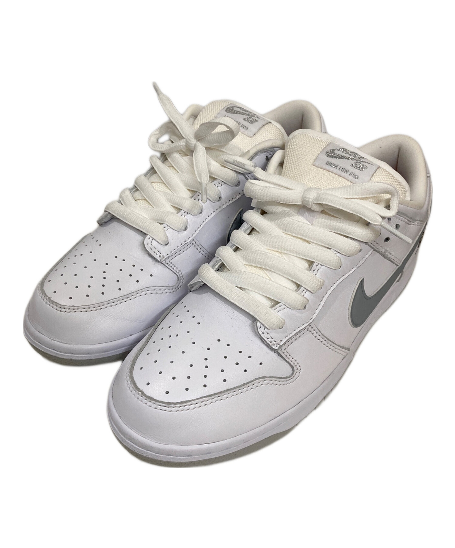 Ｙ*中様 Supreme Nike Dunk Low ホワイト/グレー 中古・古着通販】NIKE (ナイキ) Supreme (シュプリーム) Dunk Low Pro