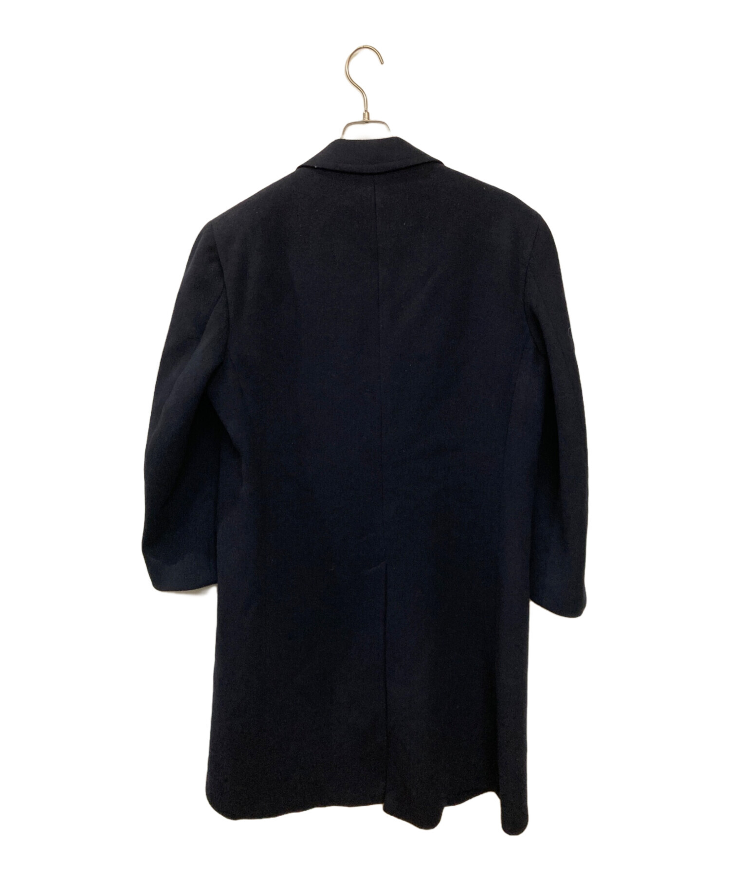 ほぼ未使用✨　ブルックスブラザーズ　チェスターコート　ウール100% ネイビー 中古・古着通販】BROOKS BROTHERS (ブルックスブラザーズ) ウール