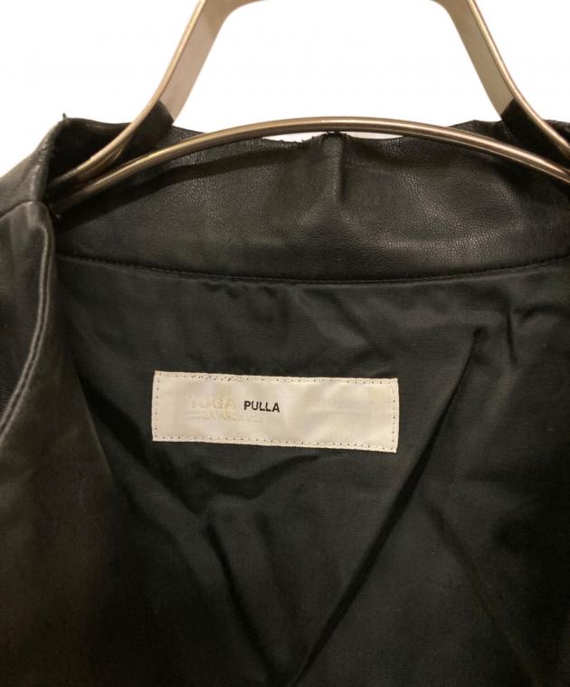 中古・古着通販】TOGA PULLA (トーガ プルラ) フェイクレザーシャツ