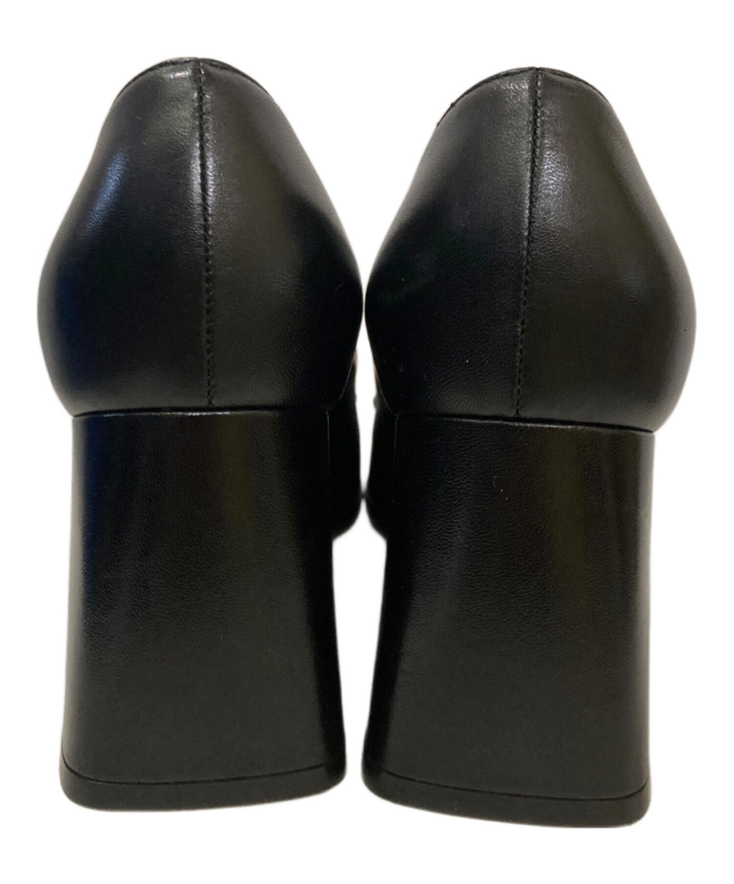 中古・古着通販】GUCCI (グッチ) ホースビットスクエアトゥパンプス