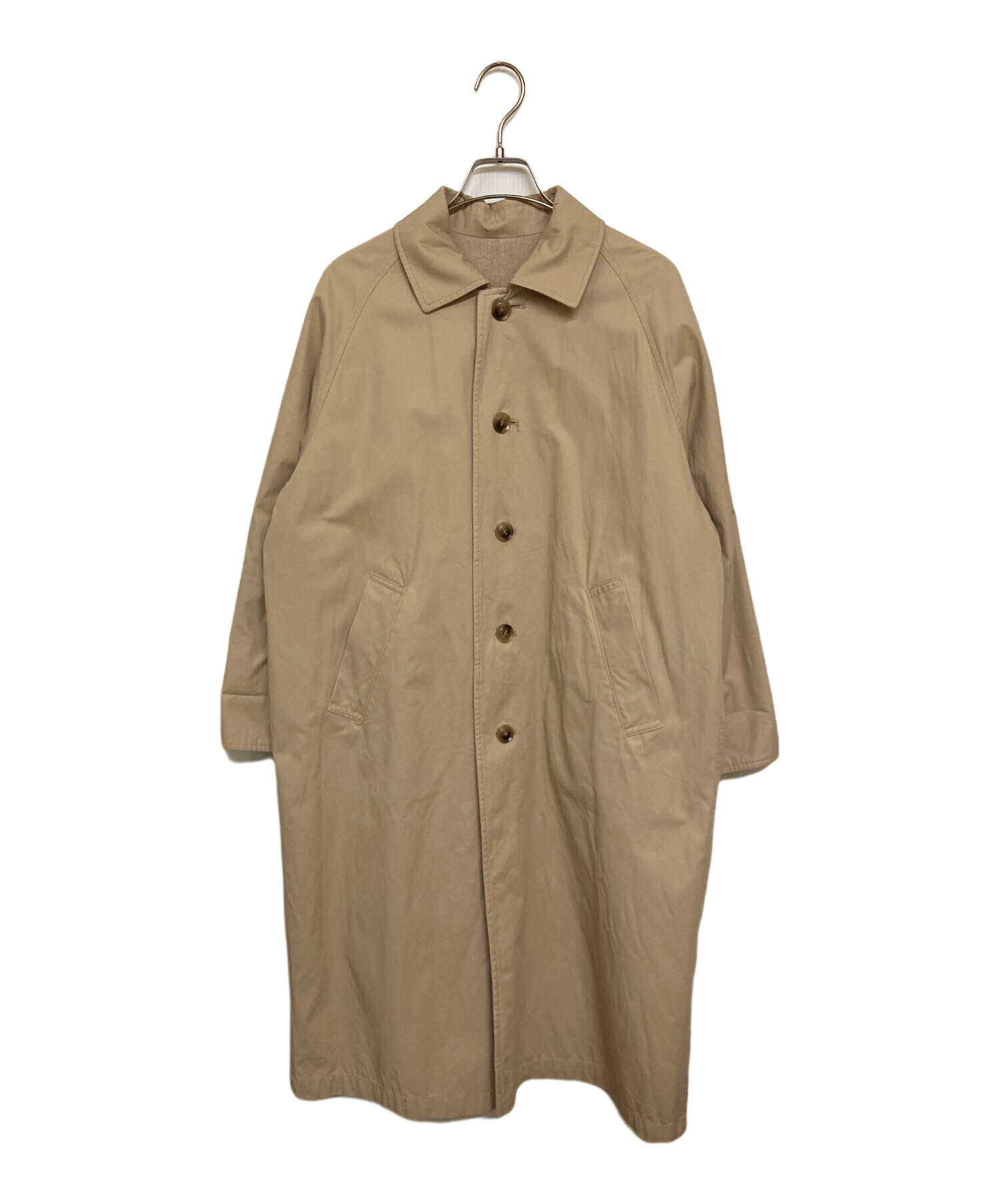 リバーシブルコーデュロイコート 古着 中古・古着通販】kagure (カグレ) リバーシブルコート ベージュ サイズ