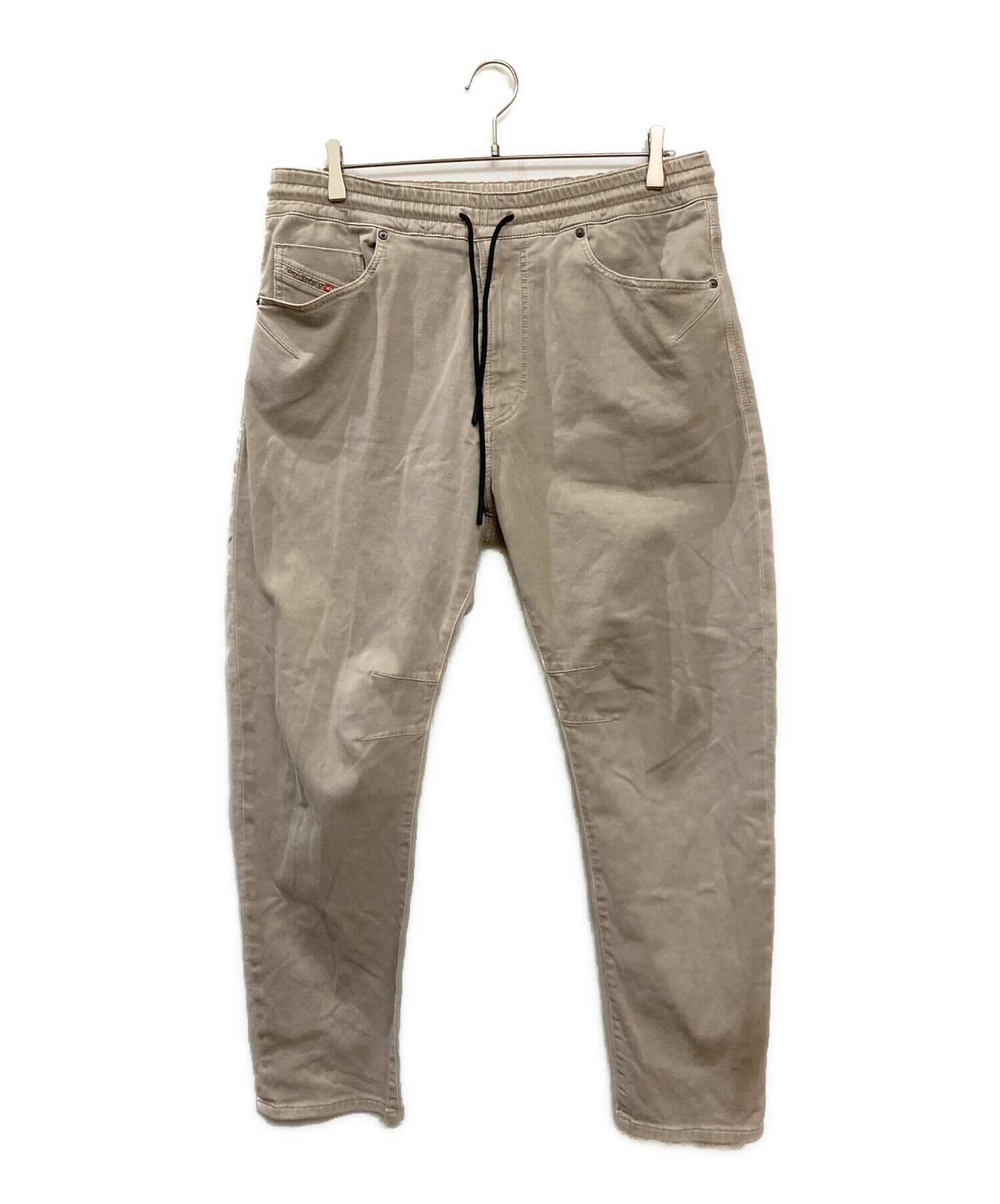 DIESEL W32 KROOLEY-NE ジョグジーンズ ベージュ ディーゼル 中古・古着通販】DIESEL (ディーゼル) ジョグジーンズ ベージュ サイズ