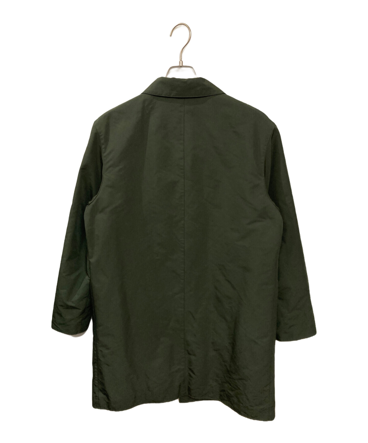 中古・古着通販】A.P.C. (アーペーセー) ステンカラーコート グリーン