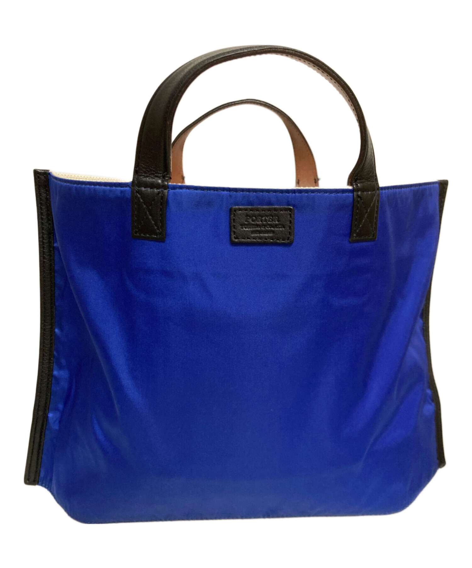 中古・古着通販】PORTER (ポーター) リバーシブルトートバッグ ブルー 
