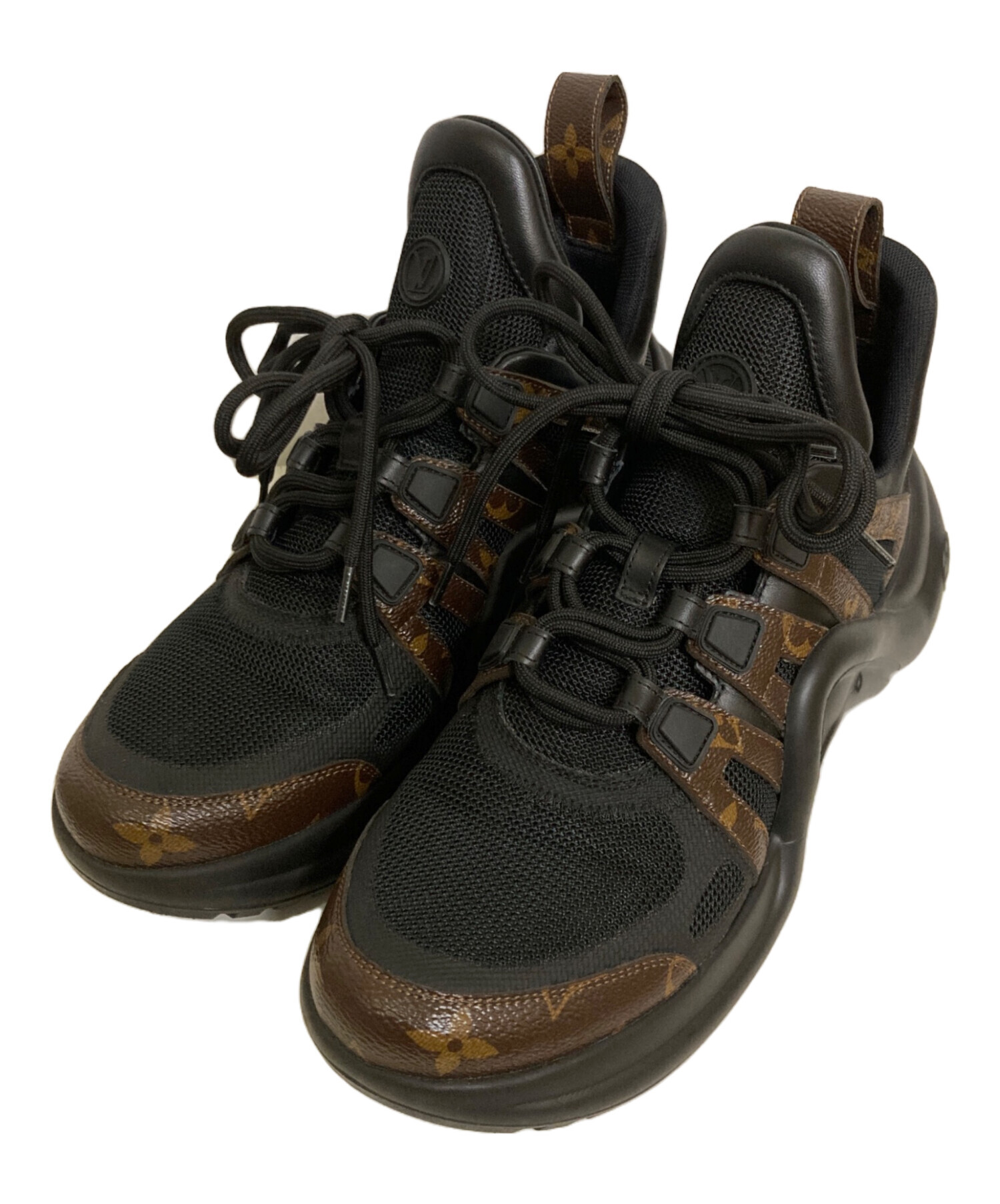 【美品】LOUIS VUITTON ルイヴィトン アークライト スニーカー 中古・古着通販】LOUIS VUITTON (ルイ ヴィトン) モノグラム アーク