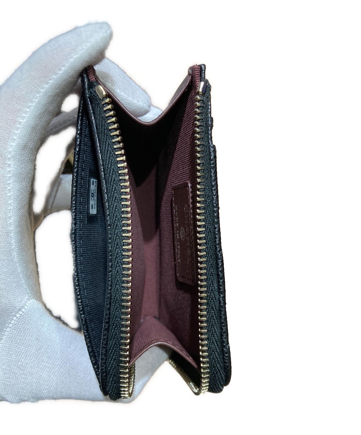 中古・古着通販】CHANEL (シャネル) キャビアスキン コインケース