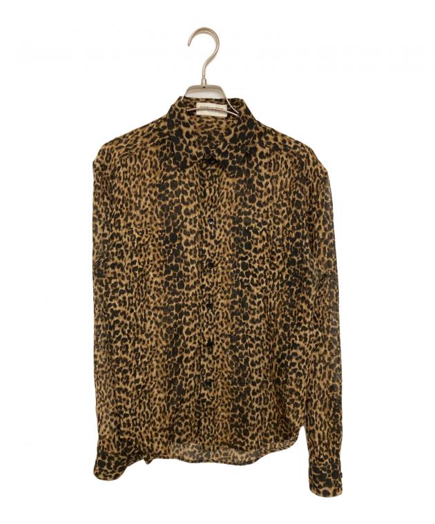 セレブ着用多数☆サンローランパリ☆レオパ柄シャツ 中古・古着通販】Saint Laurent Paris (サンローランパリ) レオパード