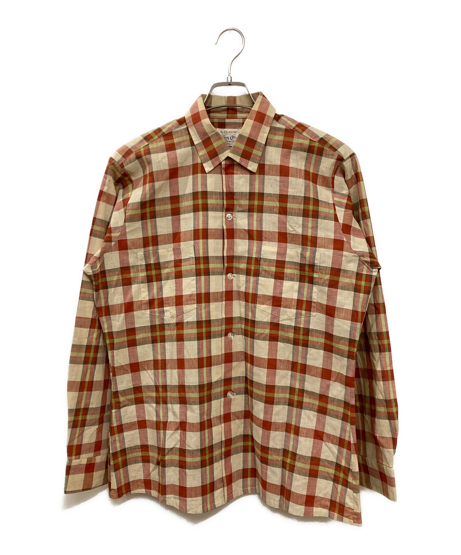 中古・古着通販】ARROW (アロー) 60S ヴィンテージオープンカラー