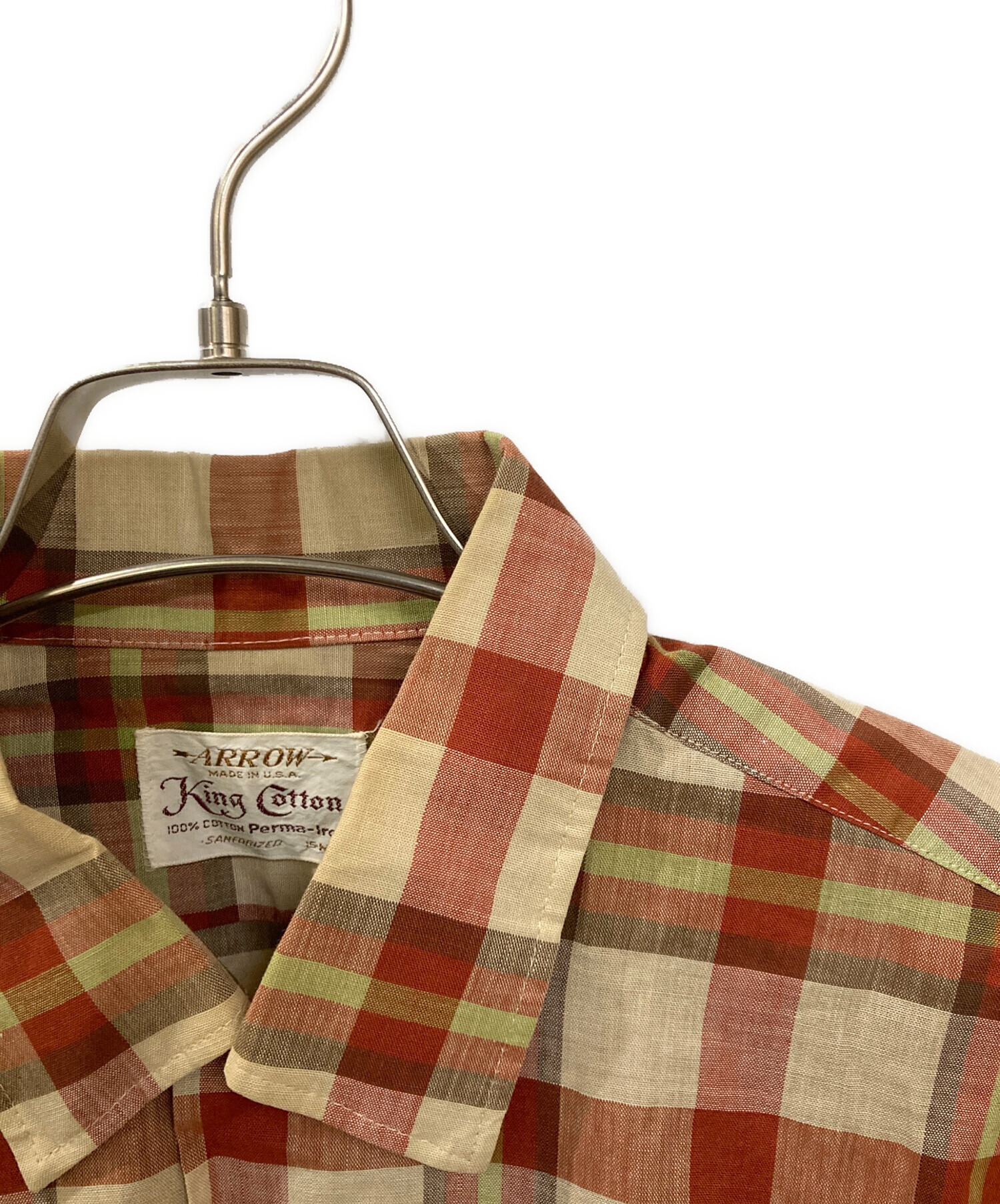 中古・古着通販】ARROW (アロー) 60S ヴィンテージオープンカラー