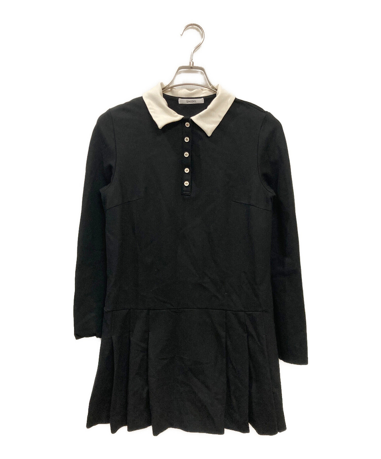 中古・古着通販】Snidel (スナイデル) 衿つきプリーツカットミニ