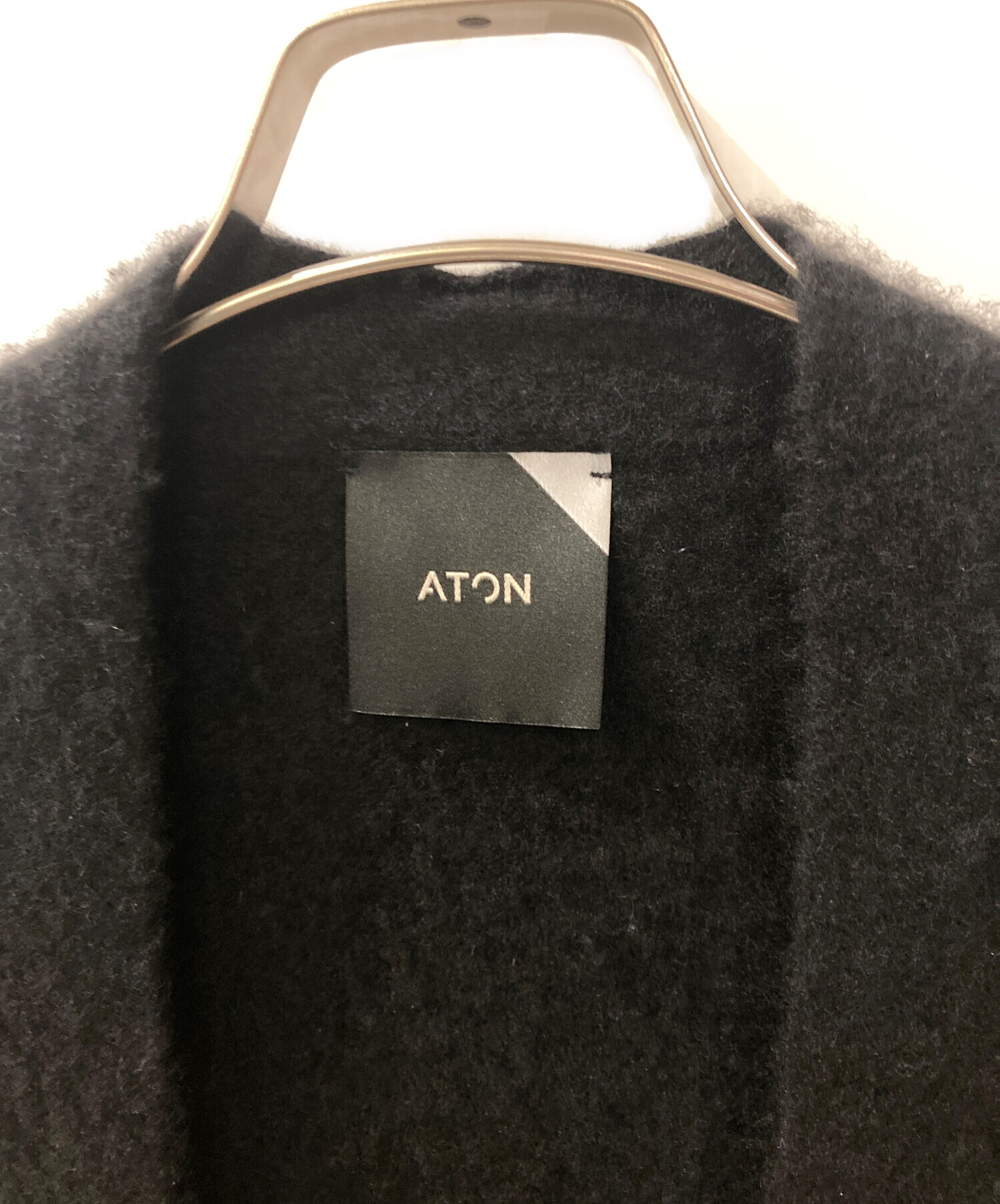 中古・古着通販】ATON (エイトン) FUR CASHMERE ロングカーディガン