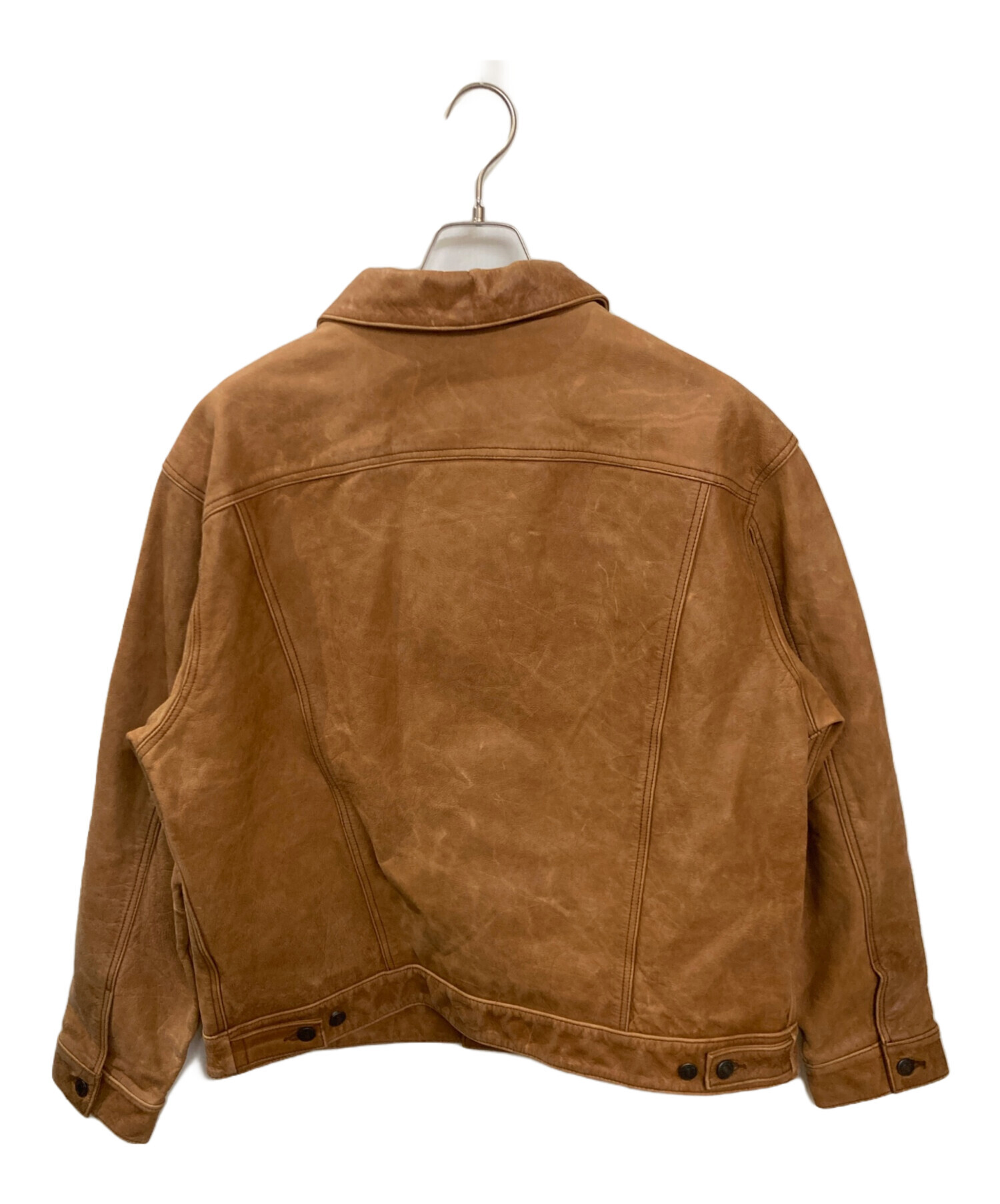 中古・古着通販】GAP (ギャップ) 古着レザートラッカージャケット