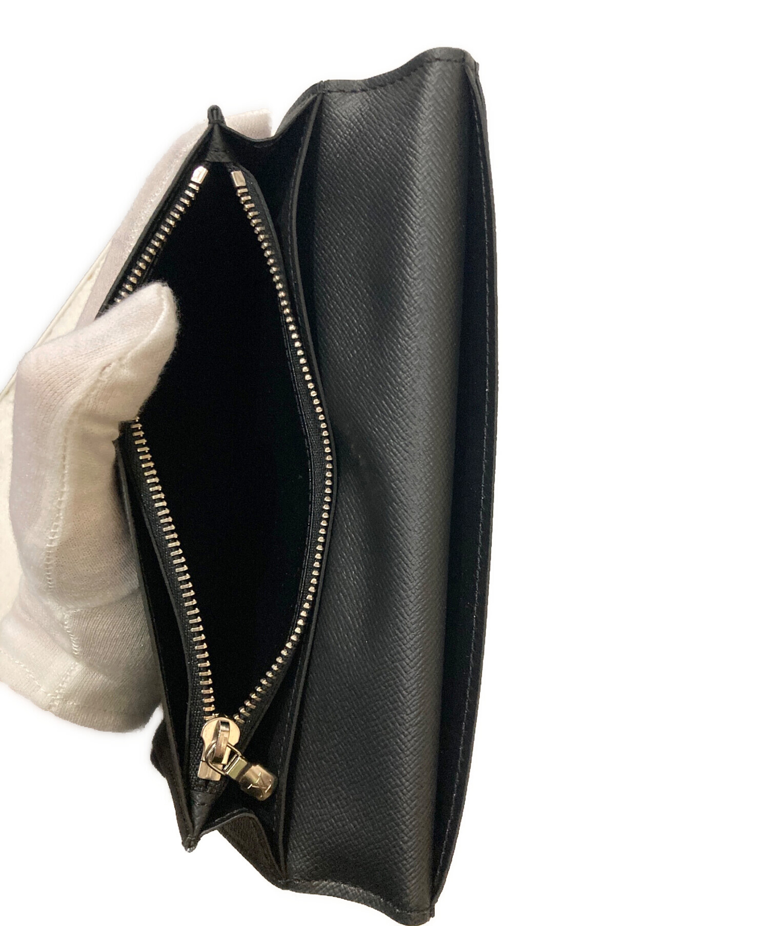 未使用　ルイヴィトン　ポルトフォイユブラザダミエ長財布 ブラウン/ブラック 中古・古着通販】LOUIS VUITTON (ルイ ヴィトン) ポルトフォイユ