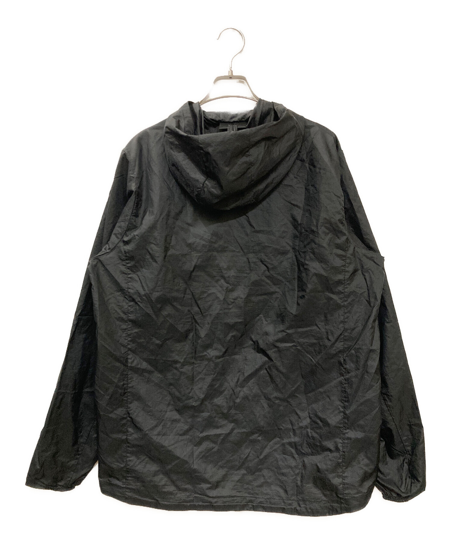 【中古】パタゴニア 23AW Houdini Jacket パーカー ジャケット フーディ フルジップ 24142 ロゴ 黒 L メンズ 中古・古着通販】Patagonia (パタゴニア) HOUDINI JACKET / フーディニ