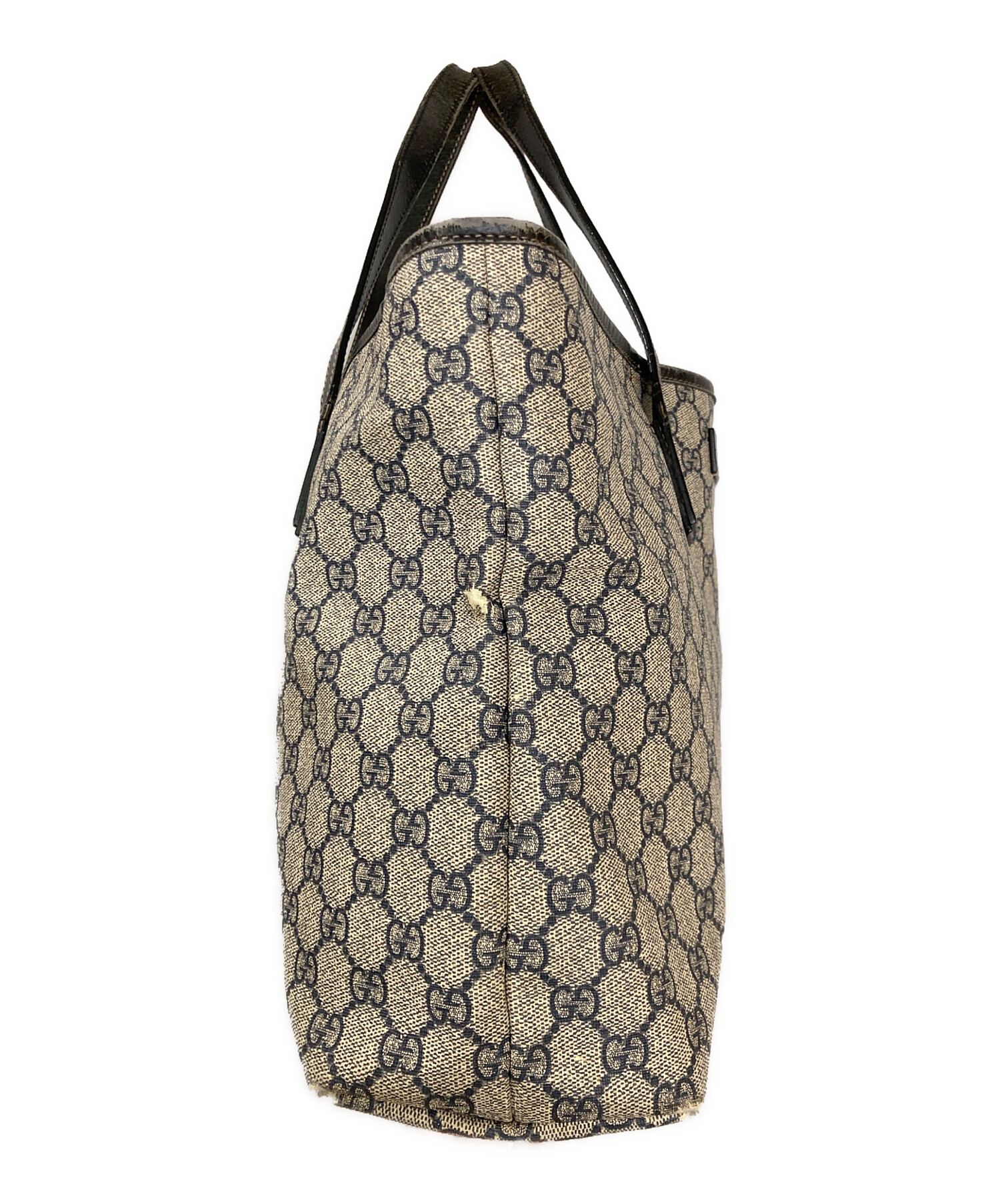 中古・古着通販】GUCCI (グッチ) GGキャンバストートバッグ グレー