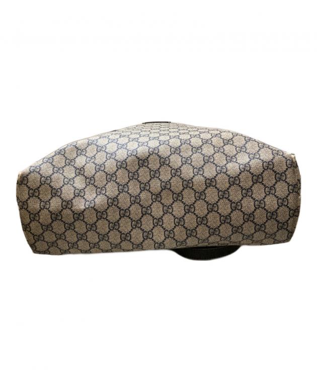 中古・古着通販】GUCCI (グッチ) GGキャンバストートバッグ グレー