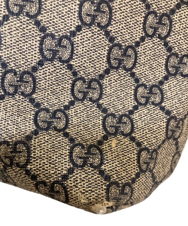 GUCCI GGパターンキャンバスバッグ 中古・古着通販】GUCCI (グッチ) GGキャンバストートバッグ グレー