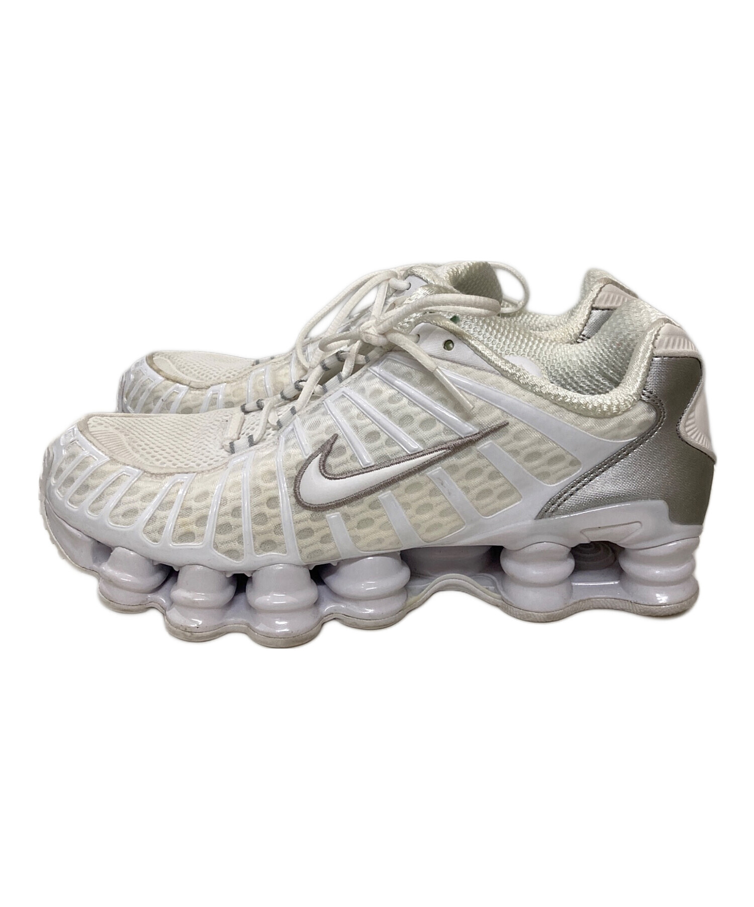 中古・古着通販】NIKE (ナイキ) SHOX TL ホワイト サイズ:26cm 