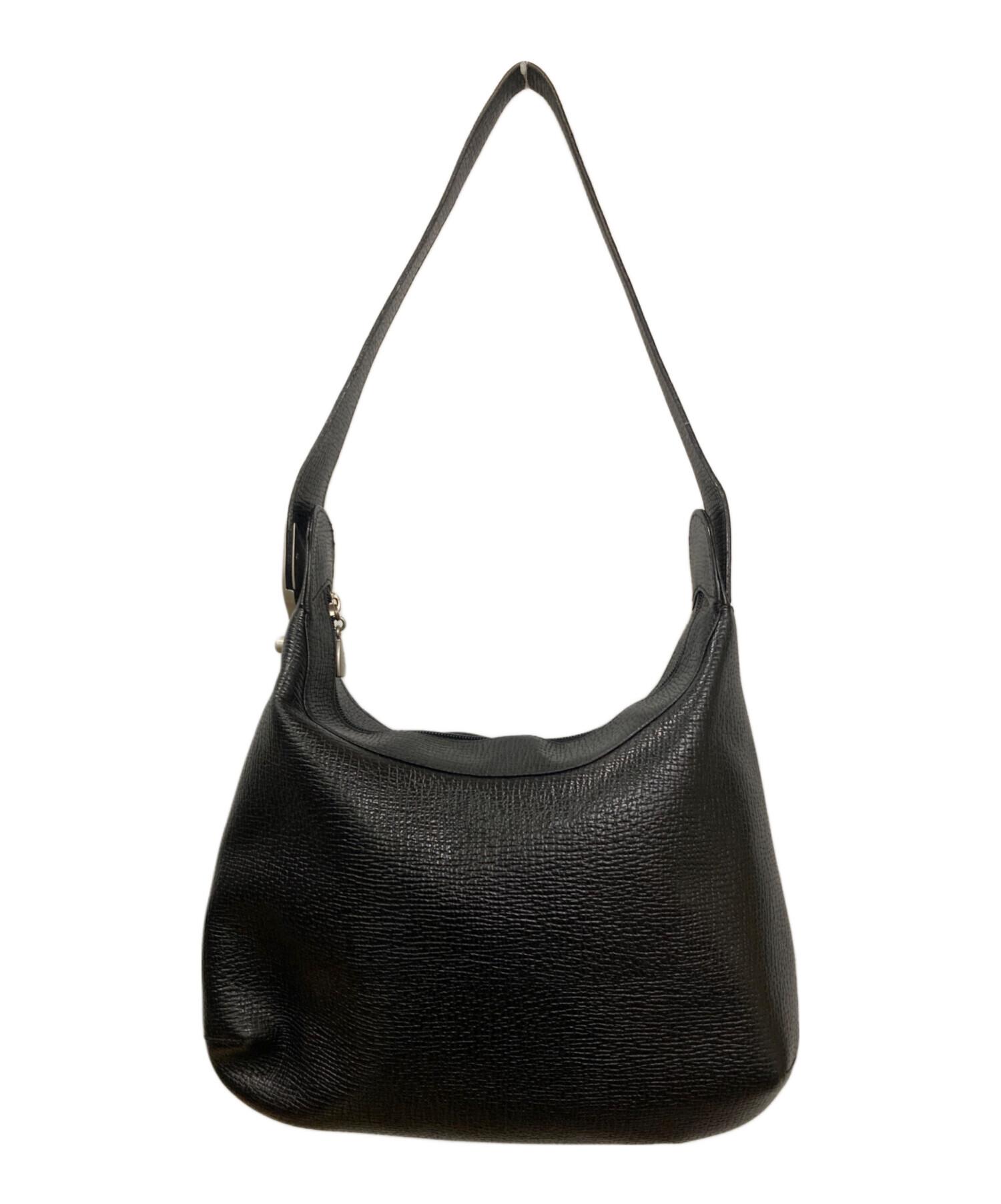 中古・古着通販】LOEWE (ロエベ) レザーワンショルダーバッグ ブラック 