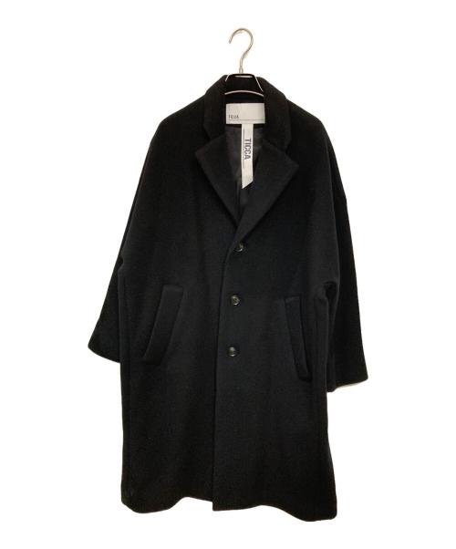 中古・古着通販】TICCA (ティッカ) シングル テントコート ブラック