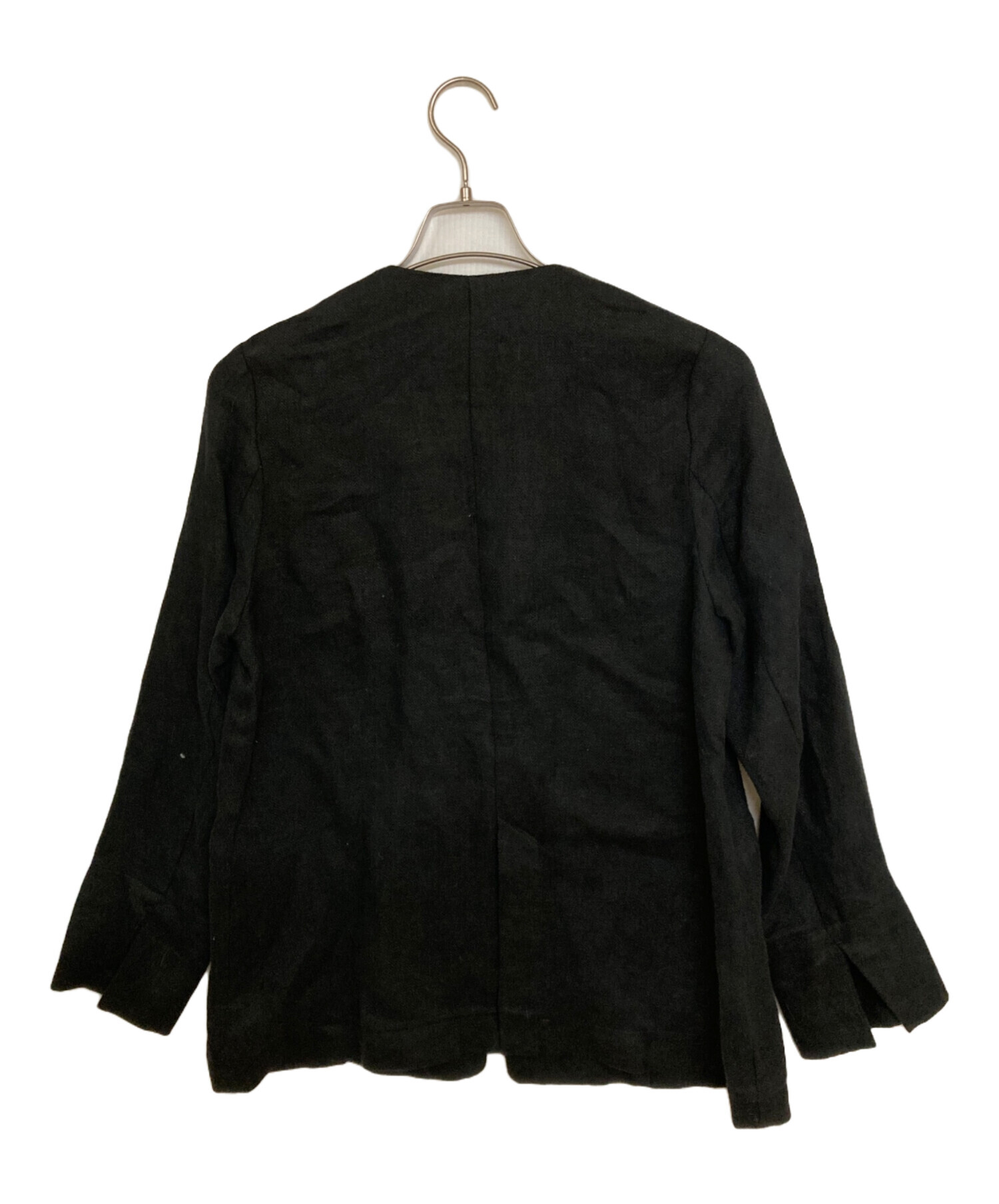 中古・古着通販】BABYLONE (バビロン) リネンノーカラージャケット