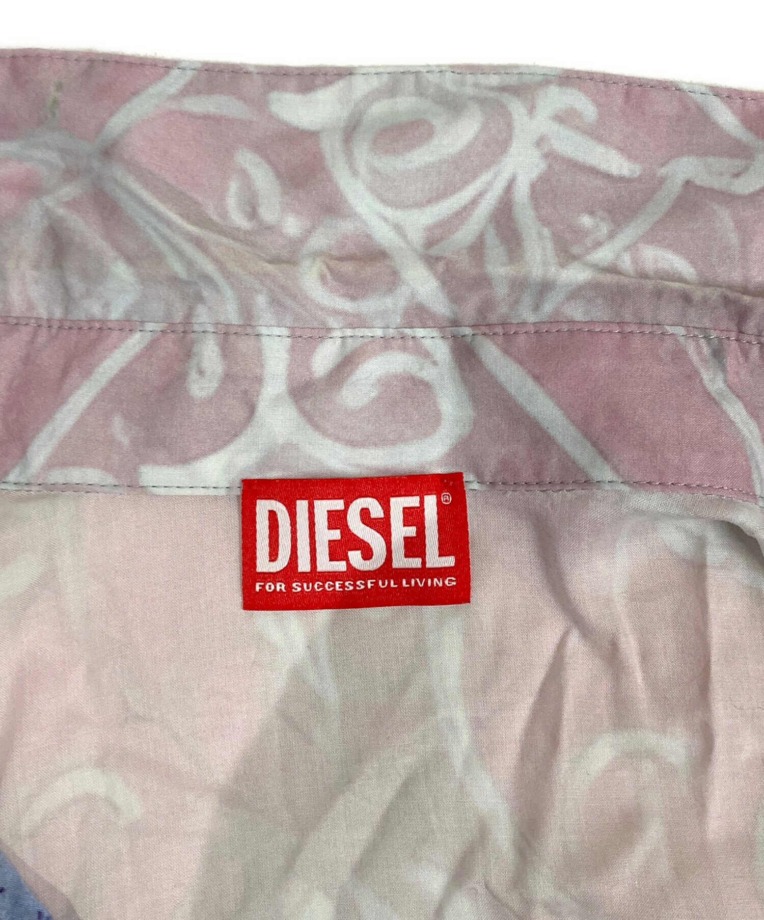 中古・古着通販】DIESEL (ディーゼル) グラフィックシャツ ピンク