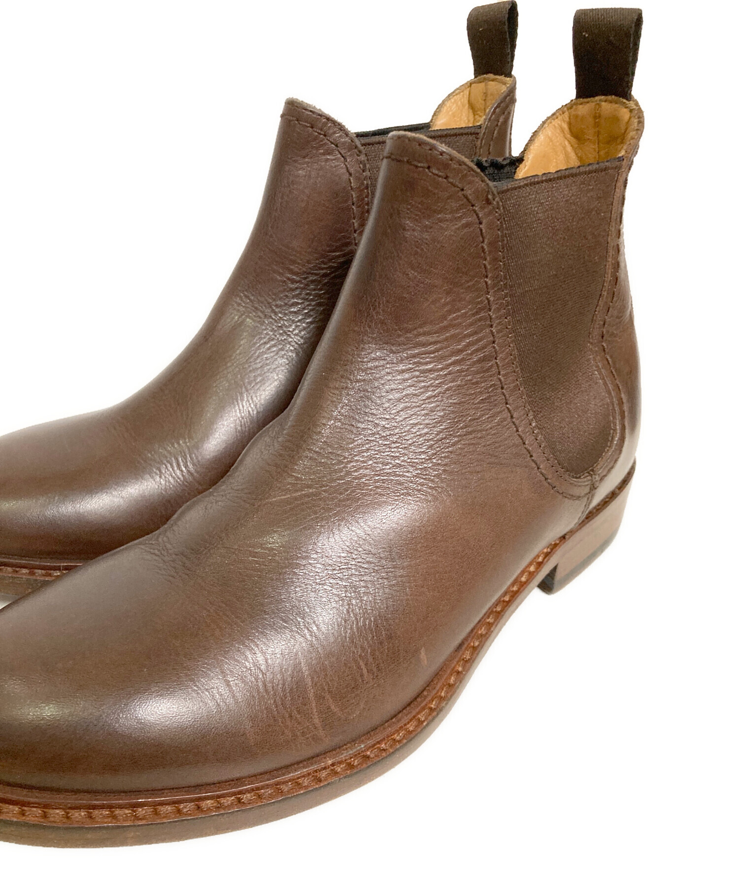 中古・古着通販】BUTTERO (ブッテロ) サイドゴアブーツ ブラウン