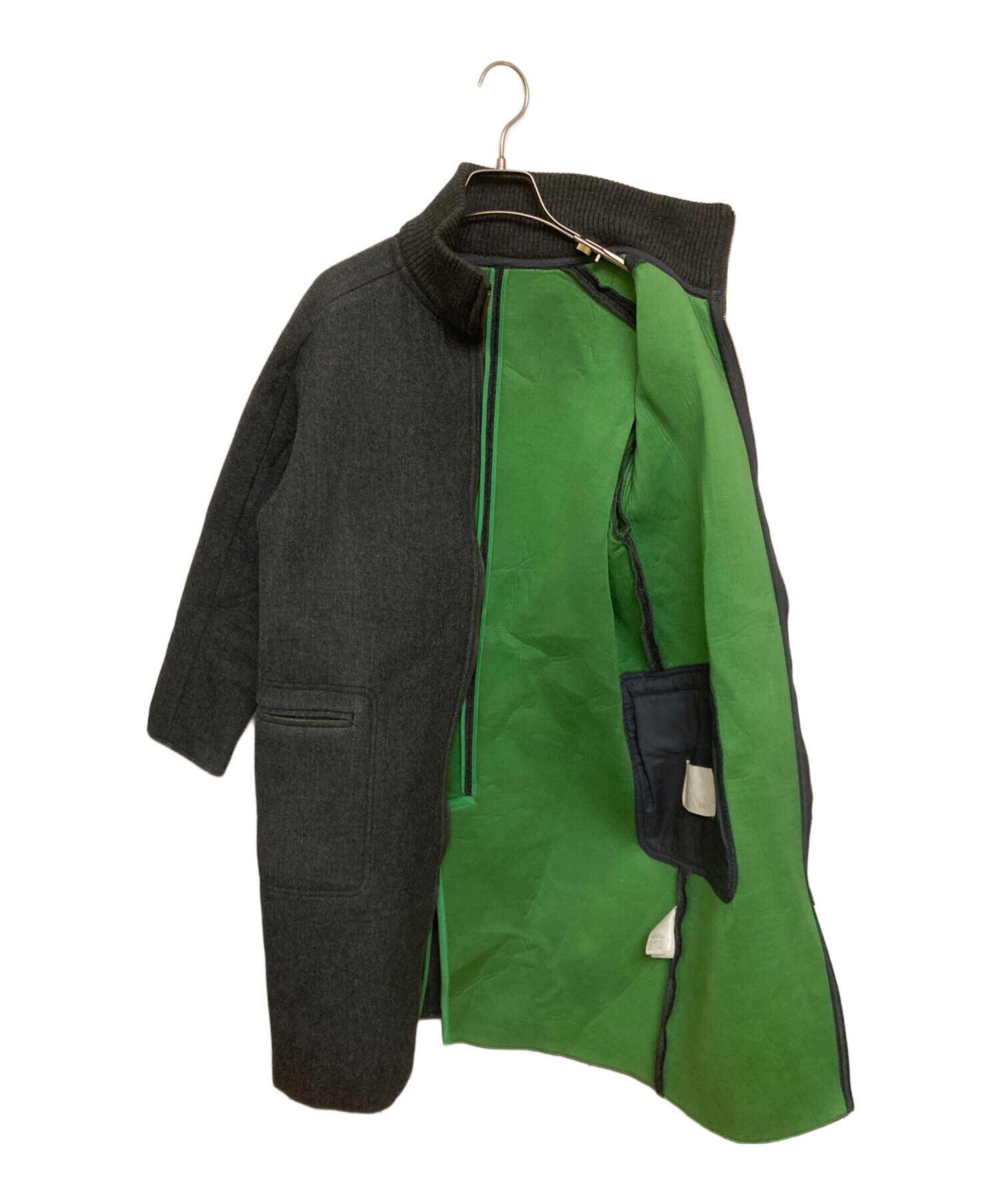 中古・古着通販】AK+1 (エーケーワン) ハイネック ボンディングコート