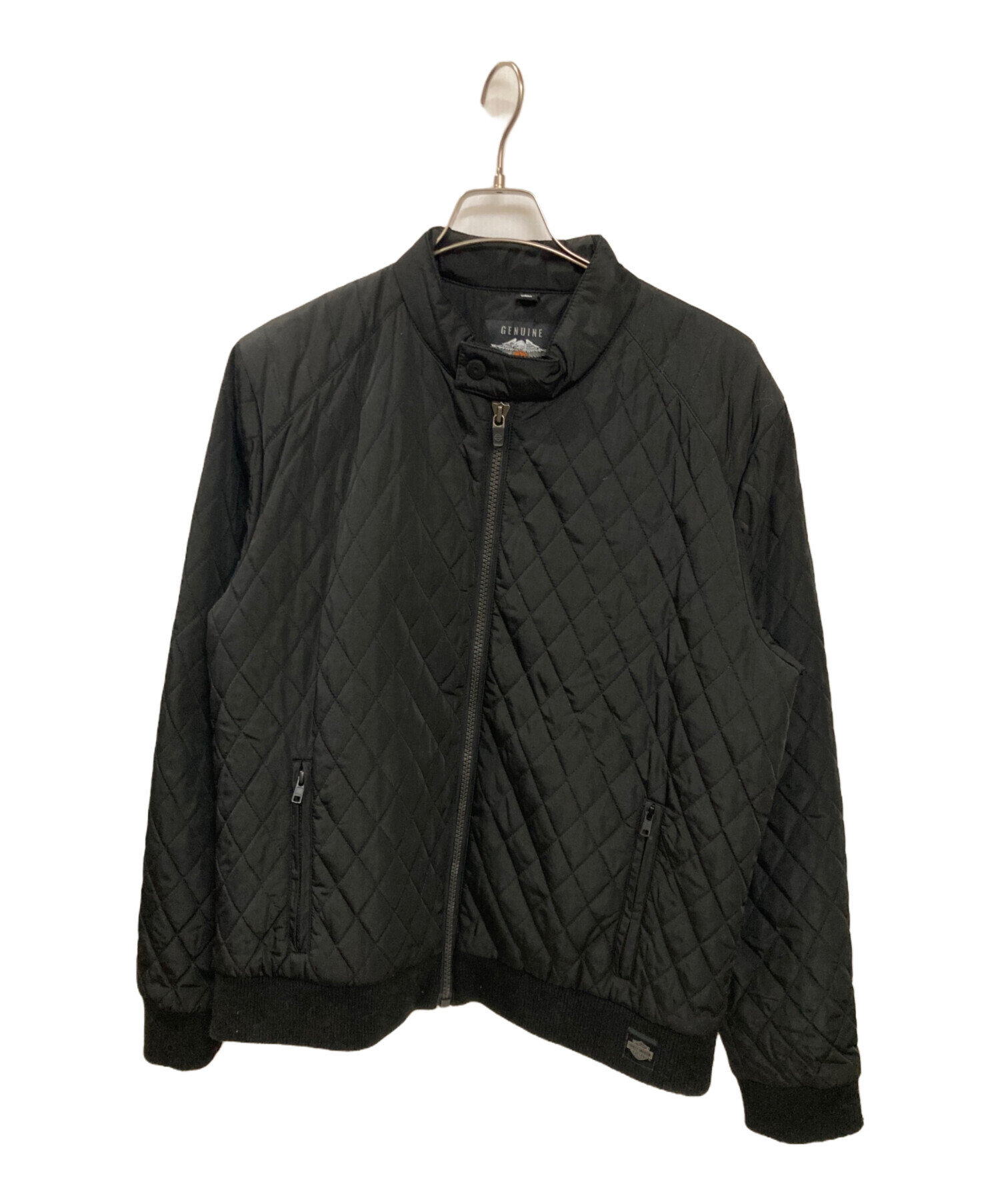 ハーレーダビッドソン 中綿キルティング 別珍 ジャケット Lサイズ 中古・古着通販】HARLEY-DAVIDSON (ハーレーダビッドソン