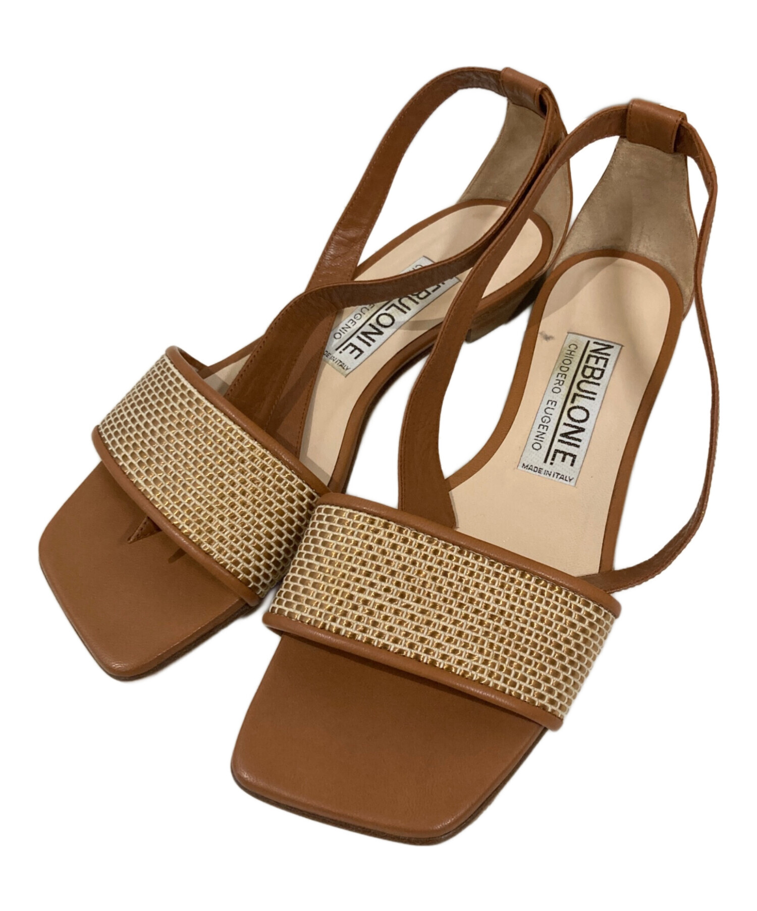 中古・古着通販】NEBULONIE (ネブローニ) リボンフラットサンダル