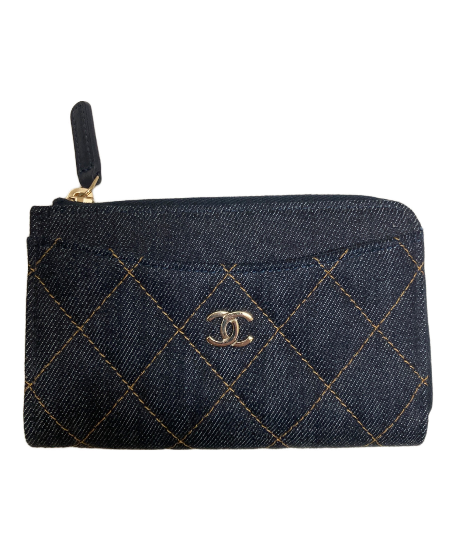 中古・古着通販】CHANEL (シャネル) デニムコインケース インディゴ