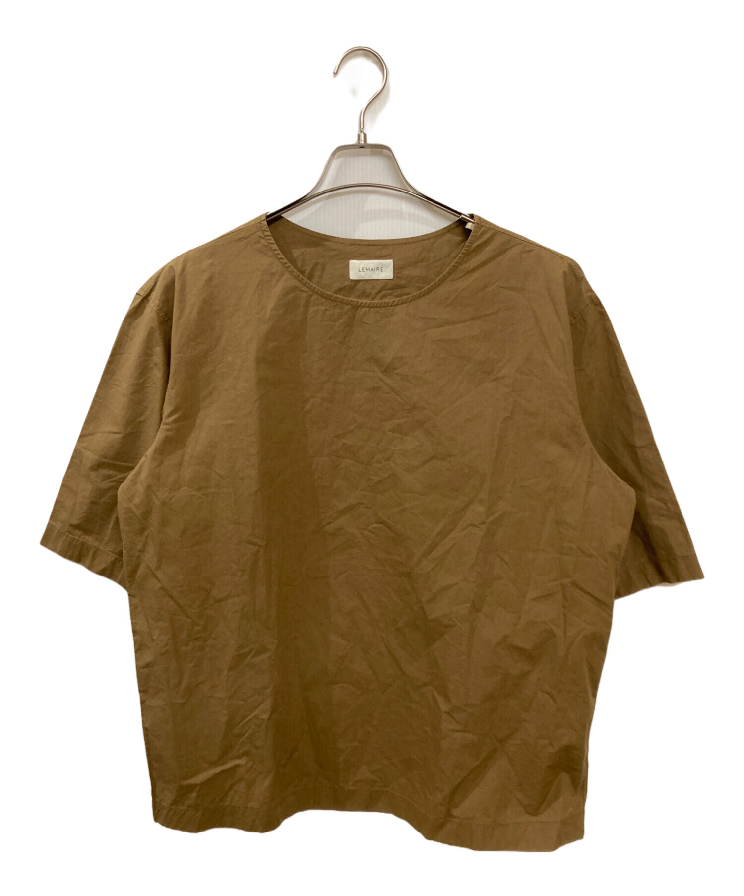 中古・古着通販】LEMAIRE (ルメール) ノーカラーコットンプルオーバー
