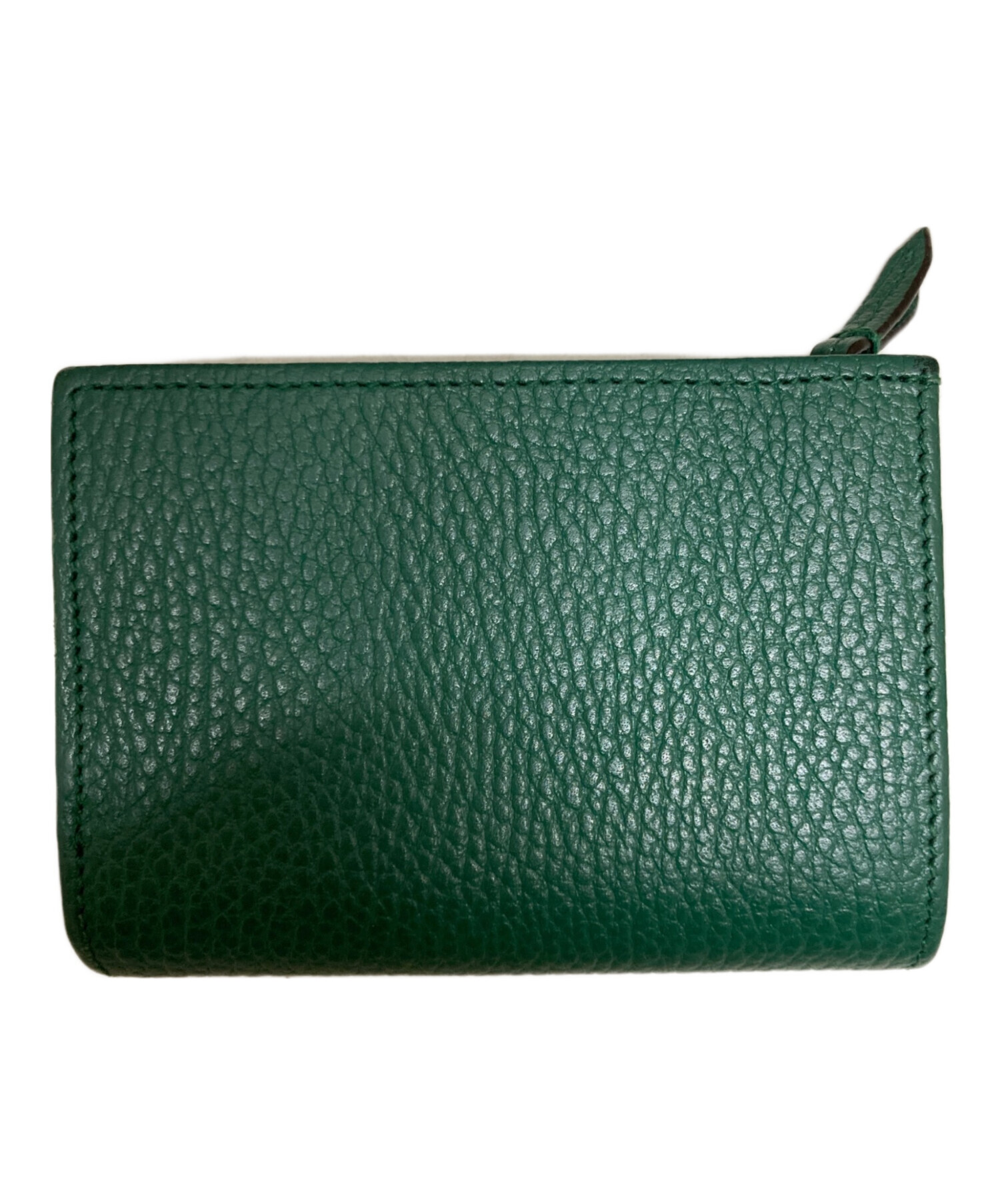 Gucci GGパターン 二つ折り財布 グリーン 中古・古着通販】GUCCI (グッチ) ダブルG 2つ折り財布 グリーン