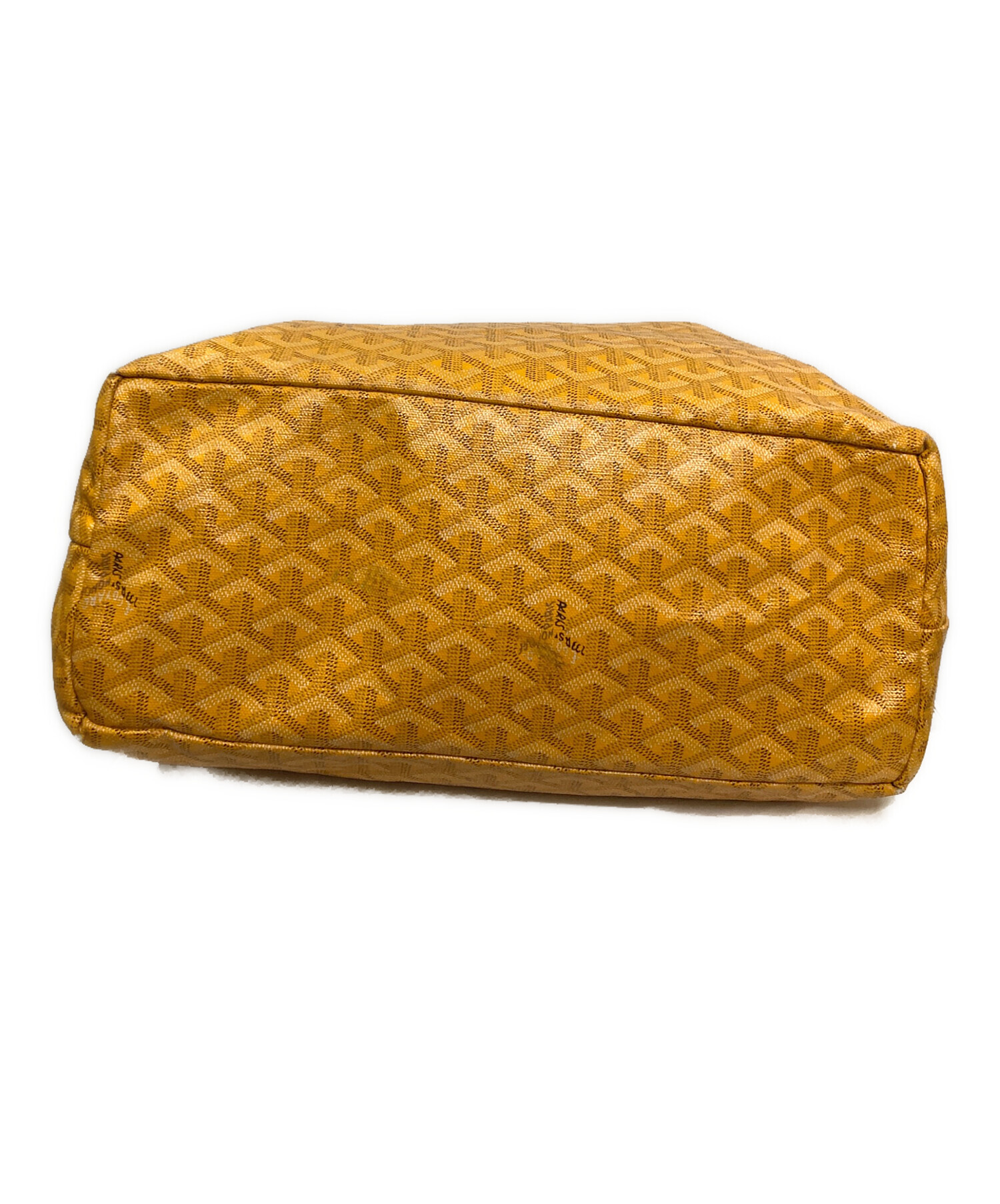 ゴヤールGOYARD リード　イエロー 中古・古着通販】GOYARD (ゴヤール) トートバッグ イエロー｜ブランド
