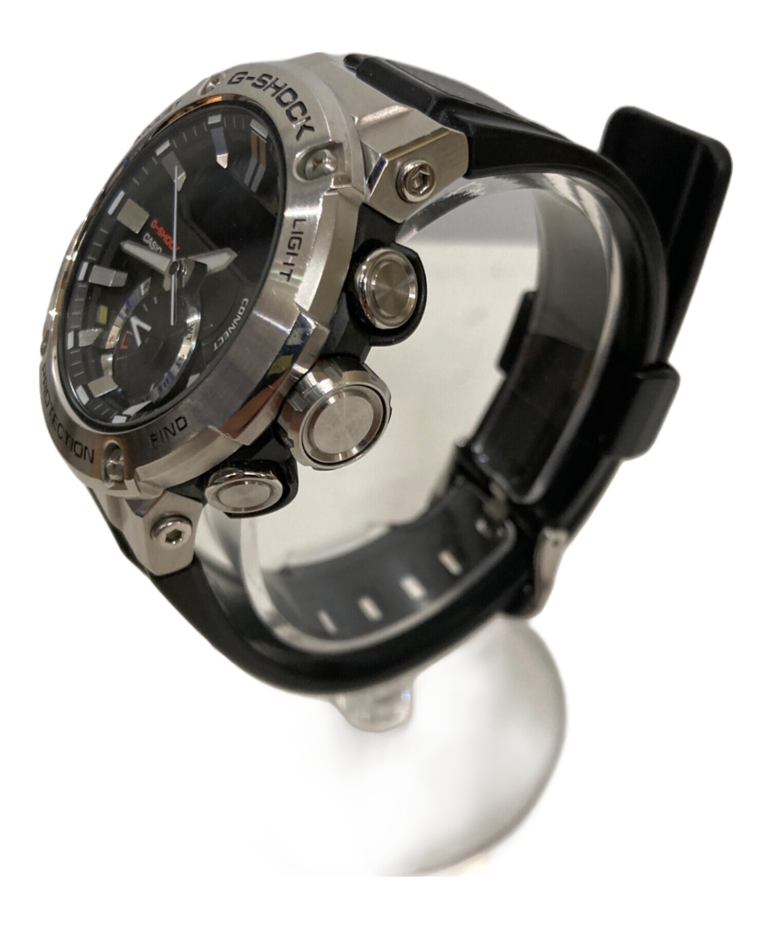 中古・古着通販】CASIO (カシオ) G-STEELリストウォッチ ブラック