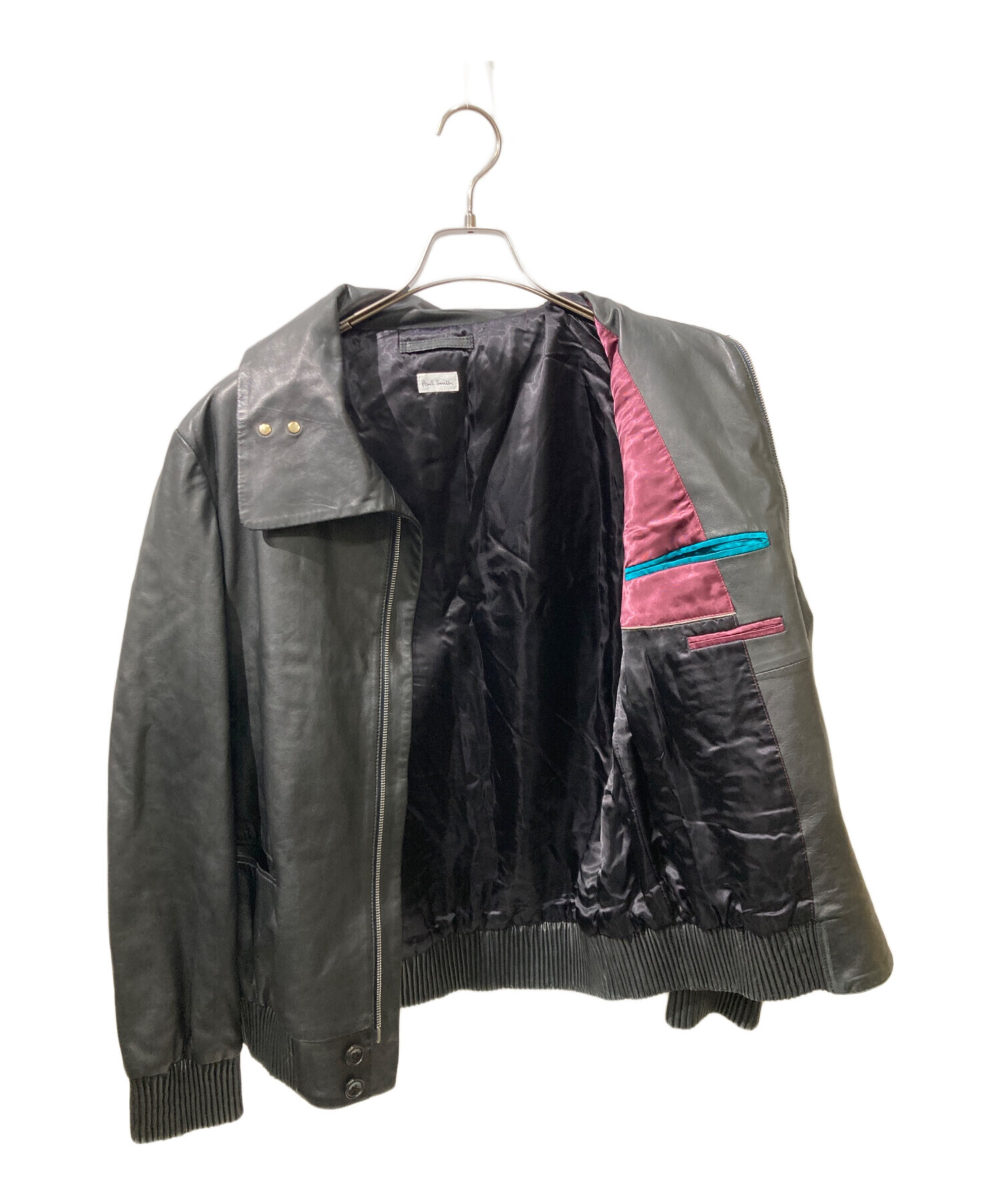 中古・古着通販】PAUL SMITH (ポールスミス) ラムレザージャケット