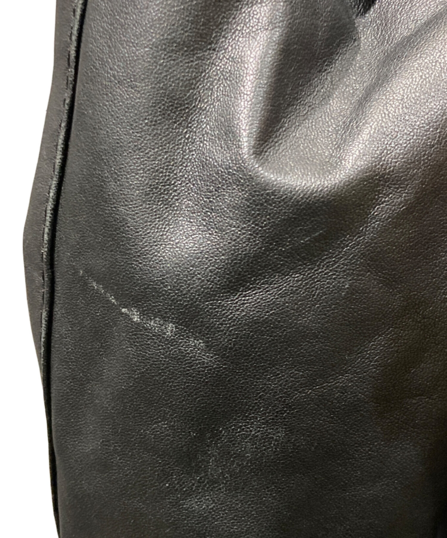 ポールスミス ラムレザー ジャケット L 黒 キュプラ 中古・古着通販】PAUL SMITH (ポールスミス) ラムレザージャケット
