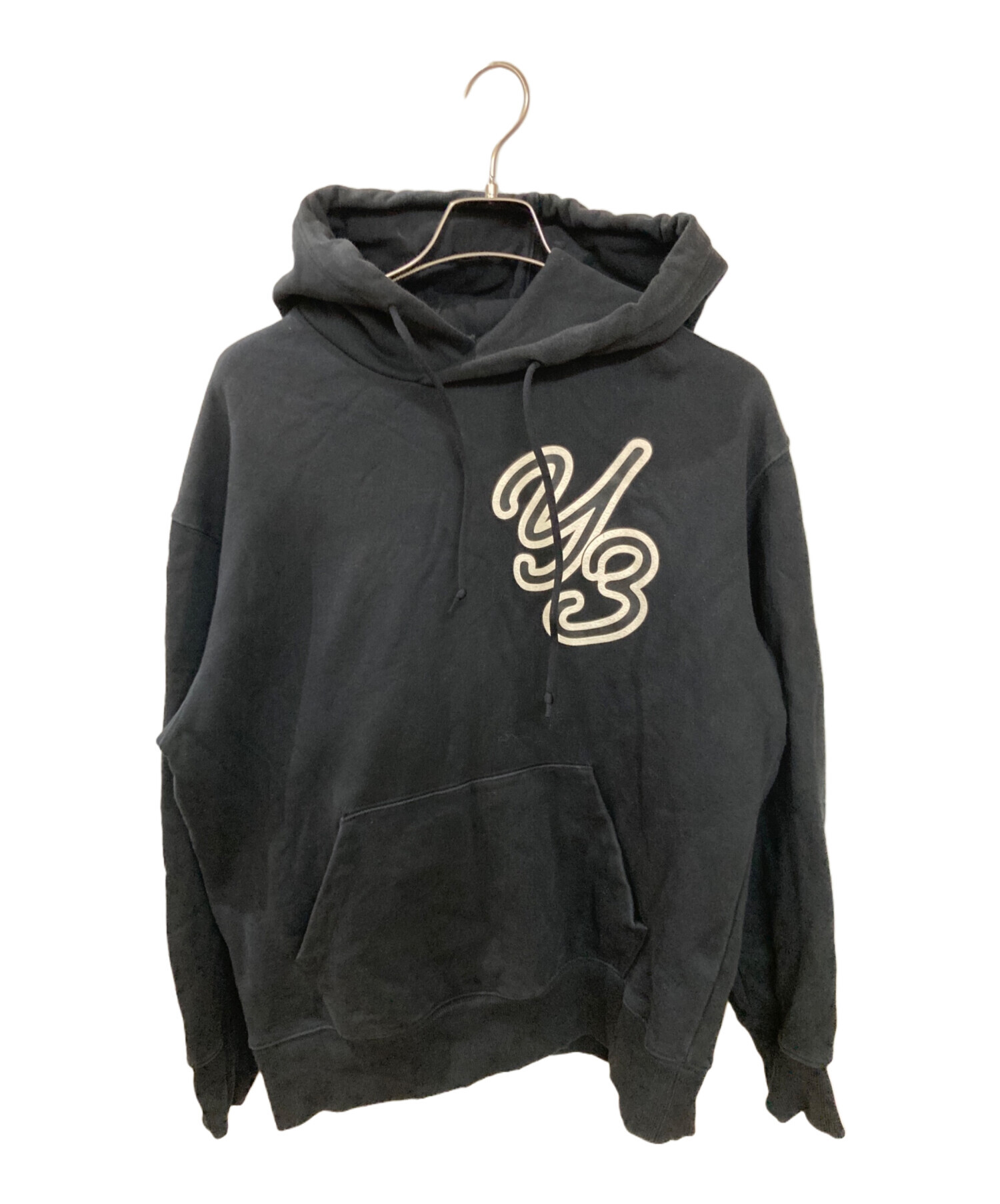 中古・古着通販】Y-3 (ワイスリー) グラフィックロゴパーカー ブラック 