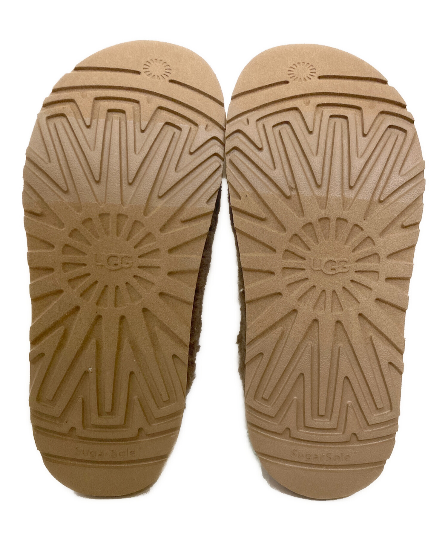 中古・古着通販】UGG (アグ) Fuzz Sugar Slide ブラウン サイズ:24cm