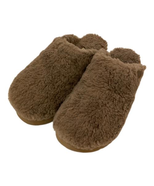 中古・古着通販】UGG (アグ) Fuzz Sugar Slide ブラウン サイズ:24cm