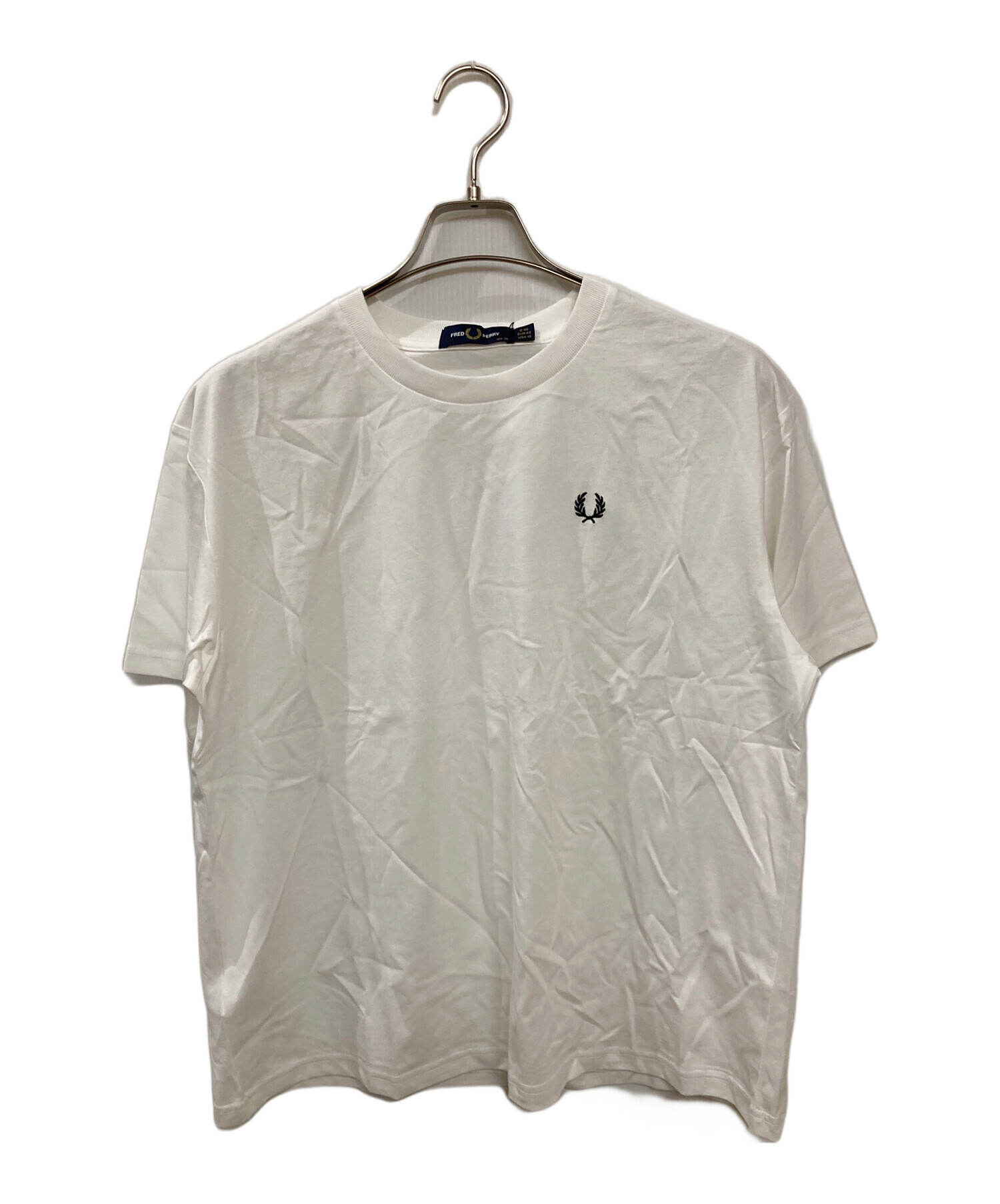 中古・古着通販】FRED PERRY (フレッドペリー) 刺繍Tシャツ ベージュ 